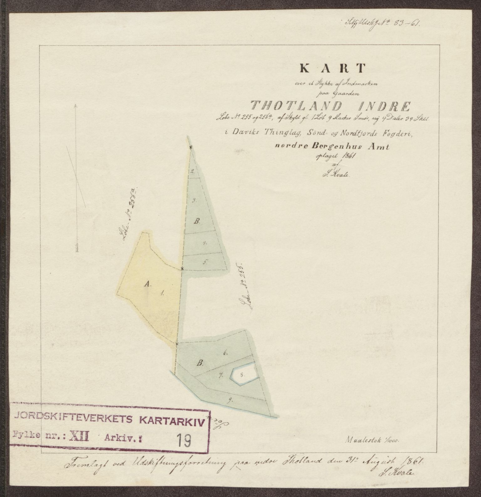 Jordskifteverkets kartarkiv, AV/RA-S-3929/T, 1859-1988, p. 97