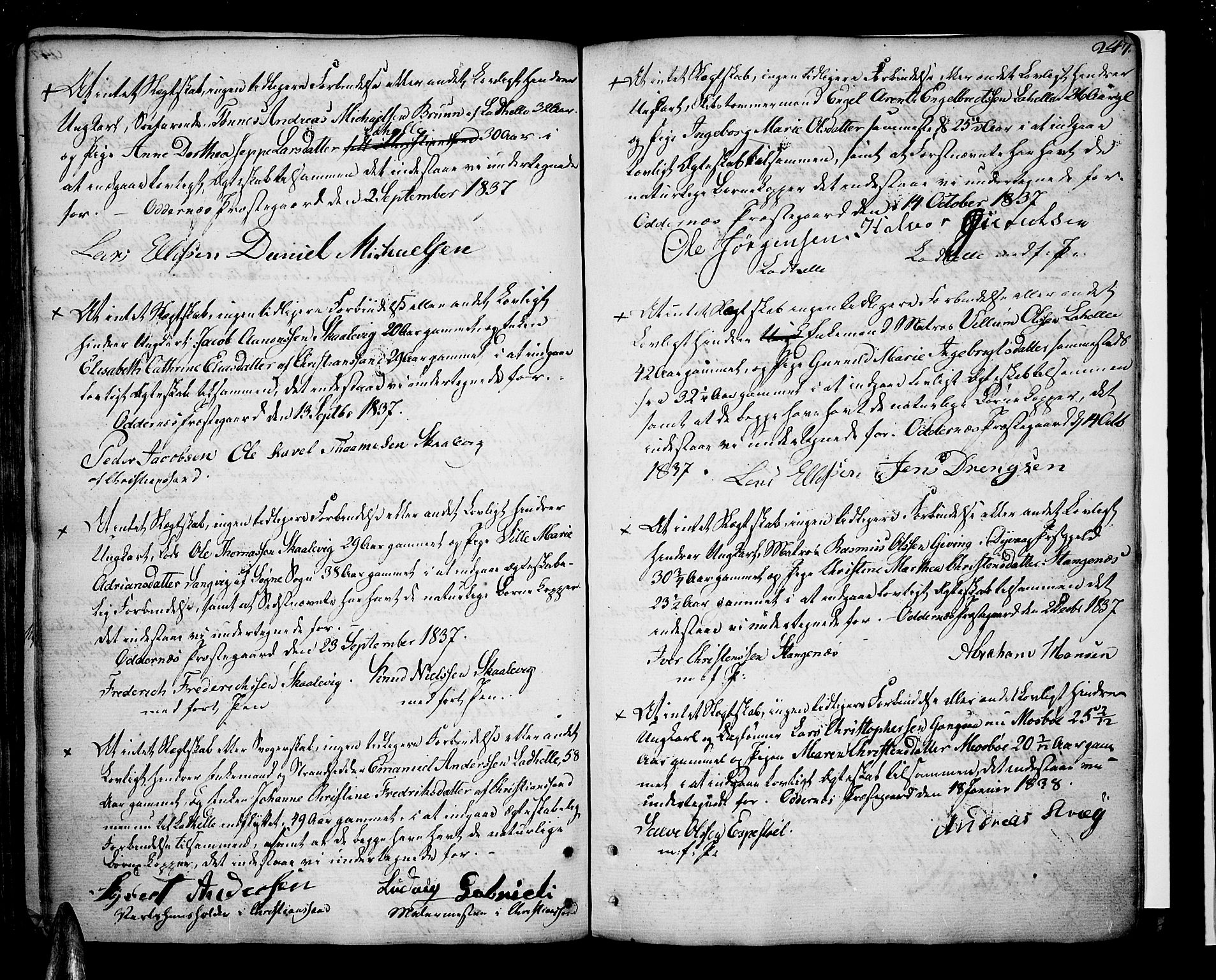 Oddernes sokneprestkontor, SAK/1111-0033/F/Fa/Faa/L0004: Parish register (official) no. A 4, 1764-1820, p. 247