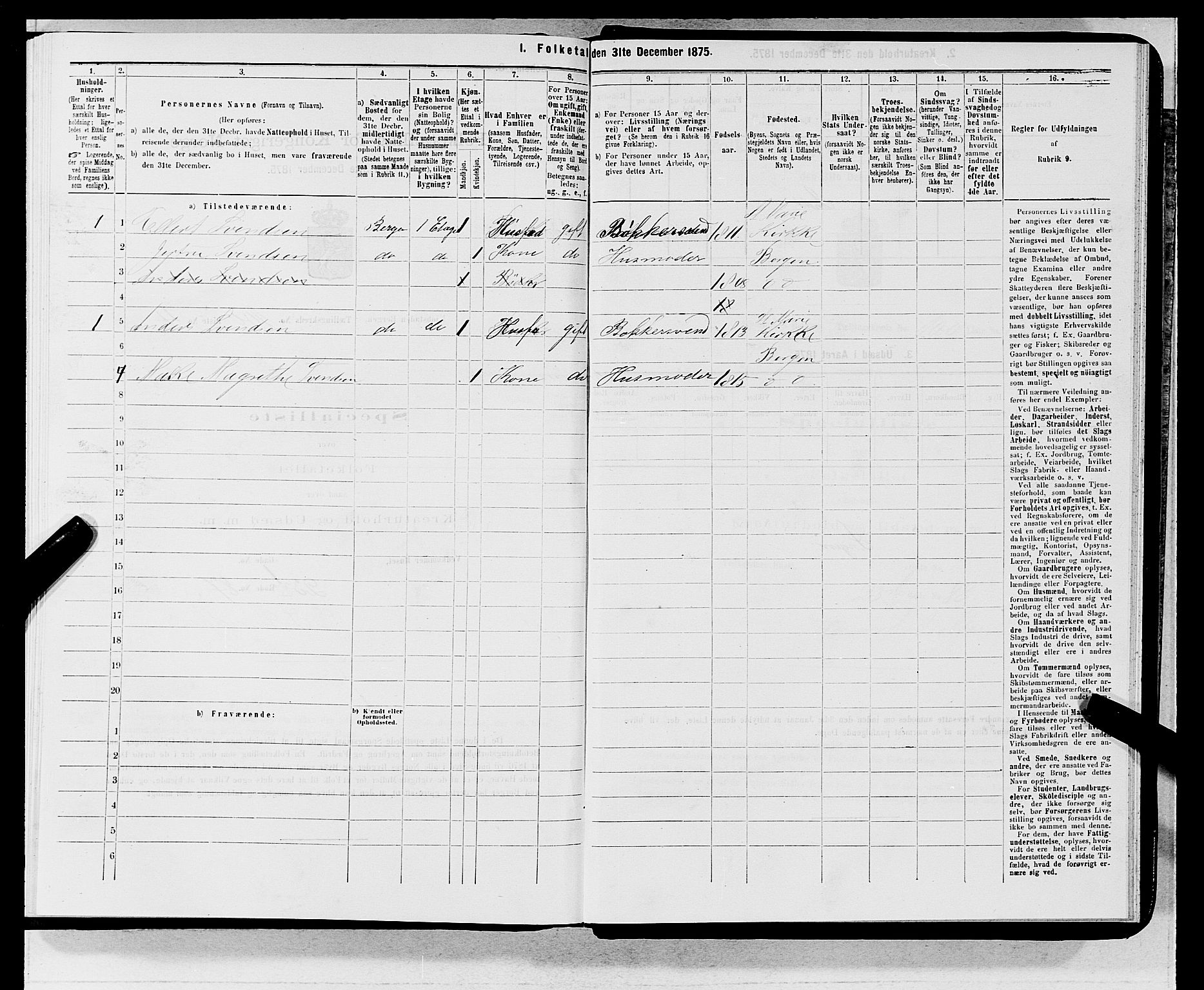 SAB, 1875 census for 1301 Bergen, 1875, p. 5402