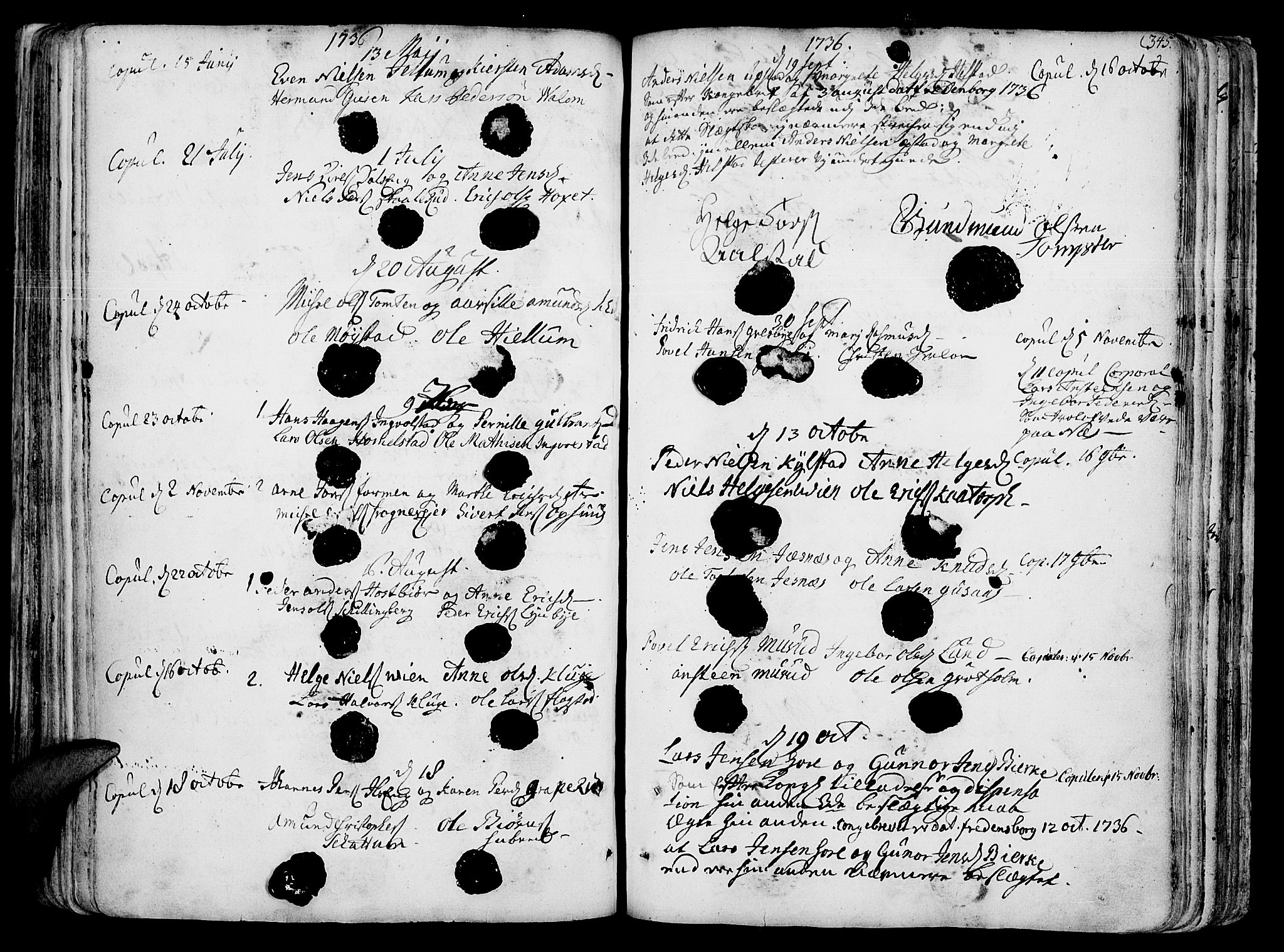 Vang prestekontor, Hedmark, AV/SAH-PREST-008/H/Ha/Haa/L0003: Parish register (official) no. 3, 1734-1809, p. 345