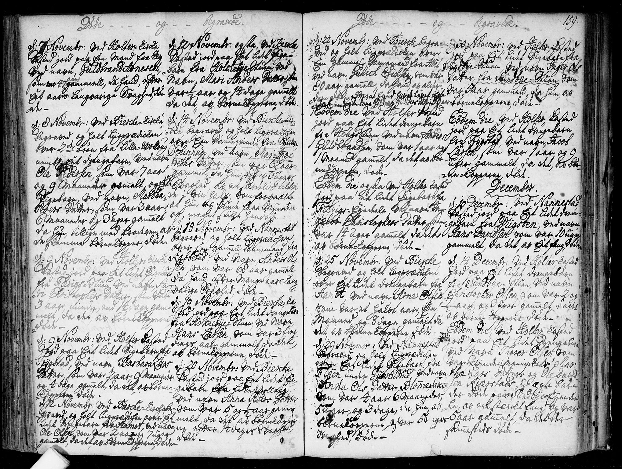 Nannestad prestekontor Kirkebøker, SAO/A-10414a/F/Fa/L0006: Parish register (official) no. I 6, 1739-1754, p. 159