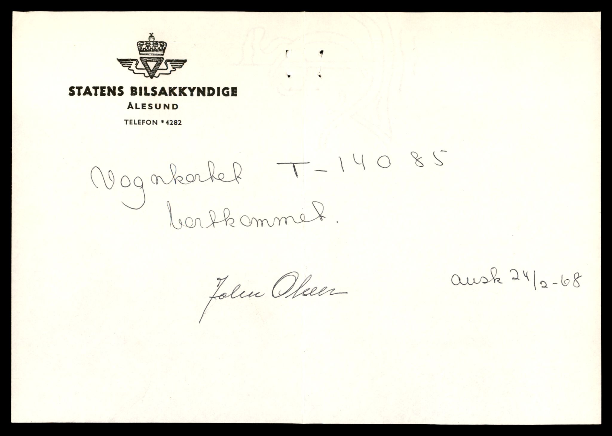 Møre og Romsdal vegkontor - Ålesund trafikkstasjon, AV/SAT-A-4099/F/Fe/L0043: Registreringskort for kjøretøy T 14080 - T 14204, 1927-1998, p. 147