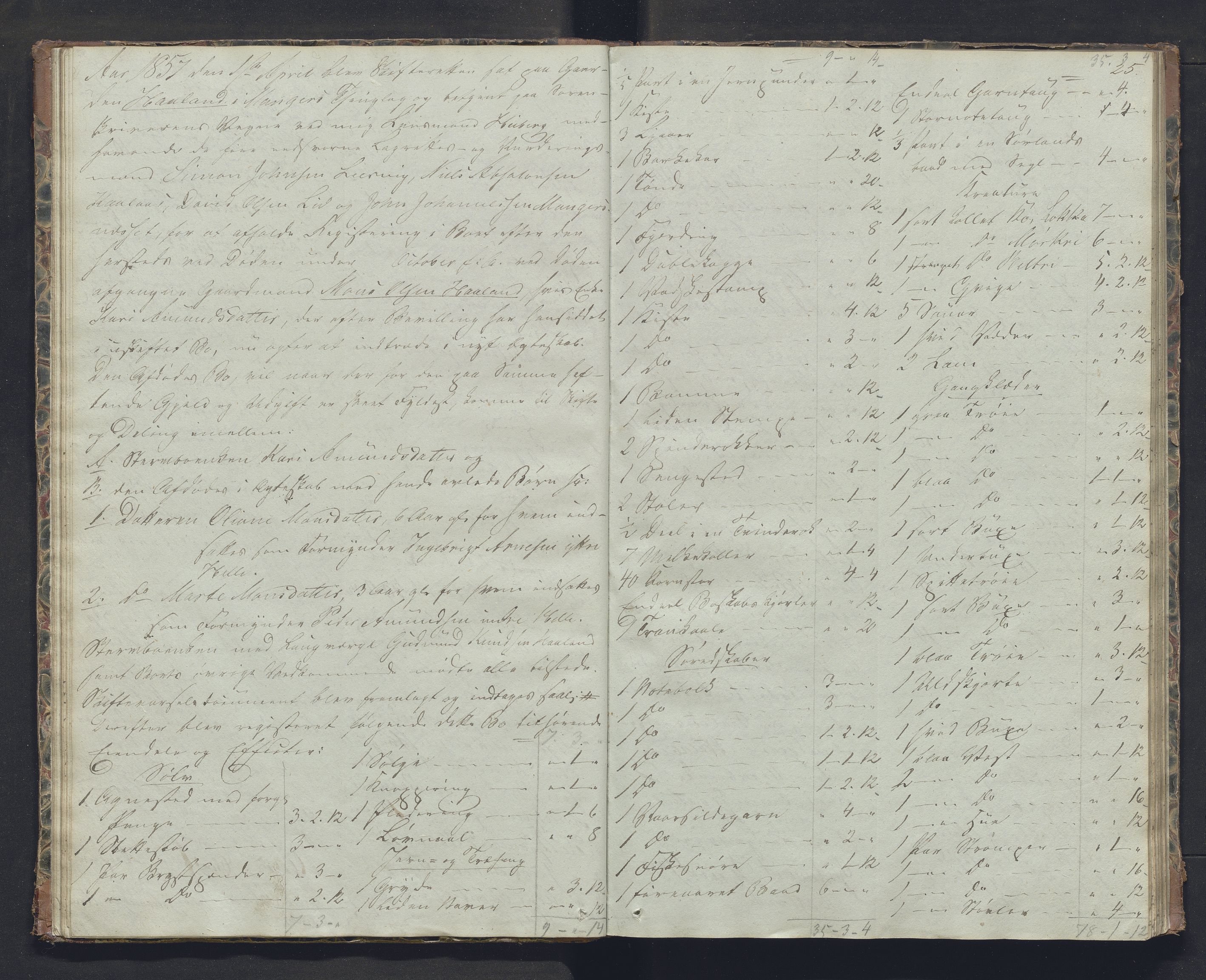 Nordhordland sorenskrivar, SAB/A-2901/1/H/Hb/L0019: Registreringsprotokollar, 1856-1859, p. 25