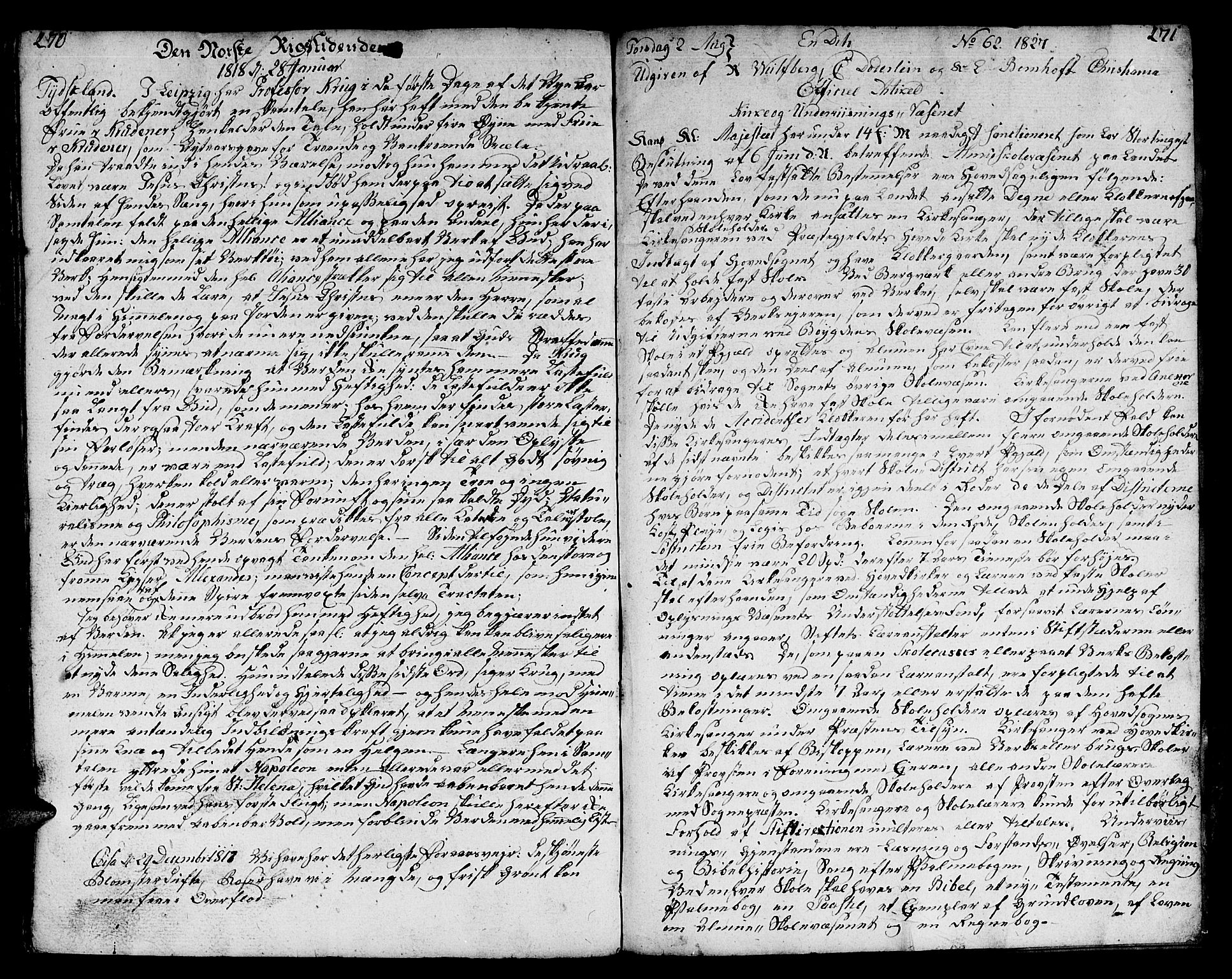 Ministerialprotokoller, klokkerbøker og fødselsregistre - Sør-Trøndelag, SAT/A-1456/668/L0815: Parish register (copy) no. 668C04, 1791-1815, p. 270-271
