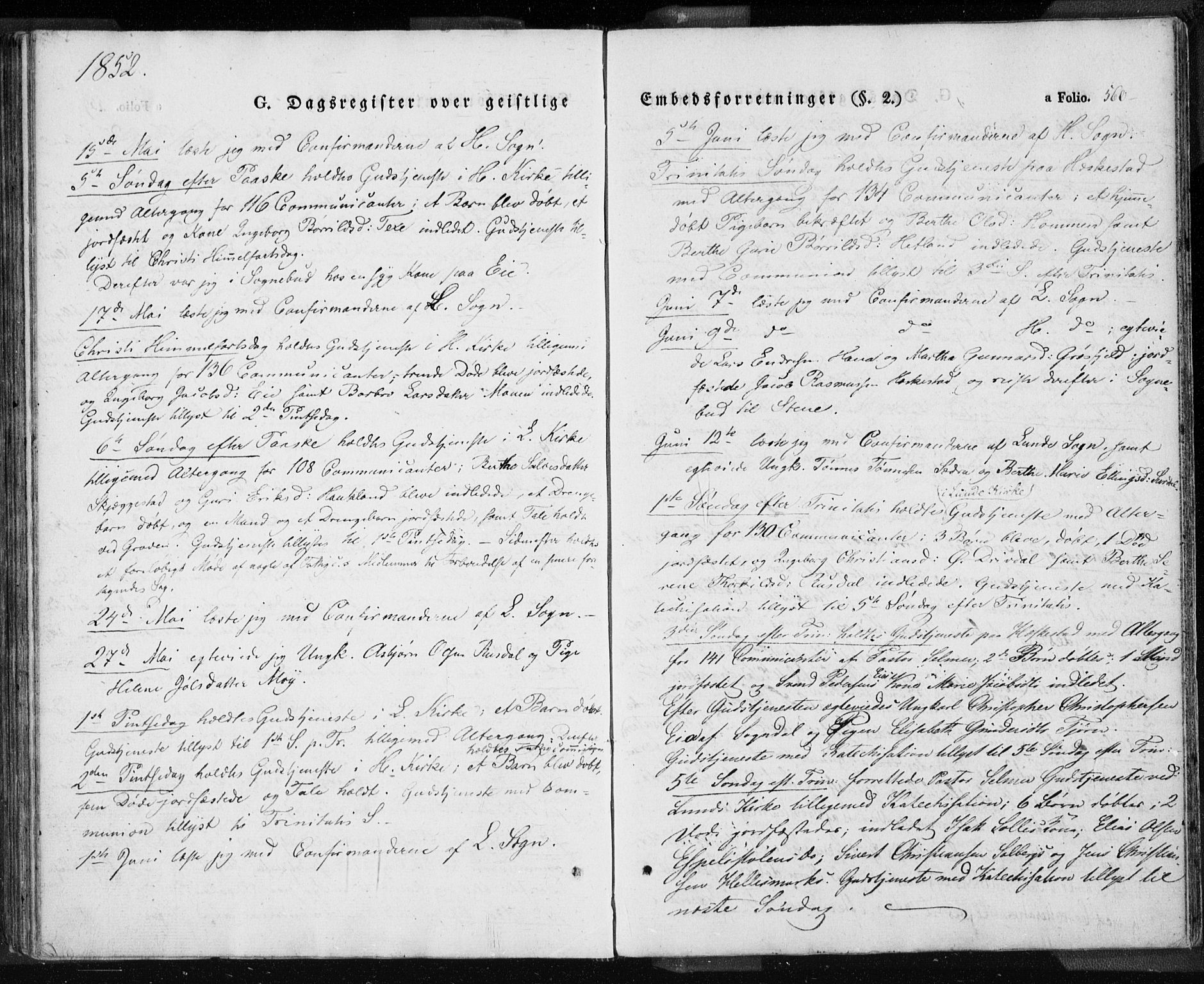 Lund sokneprestkontor, AV/SAST-A-101809/S06/L0008: Parish register (official) no. A 7.2, 1833-1854, p. 560