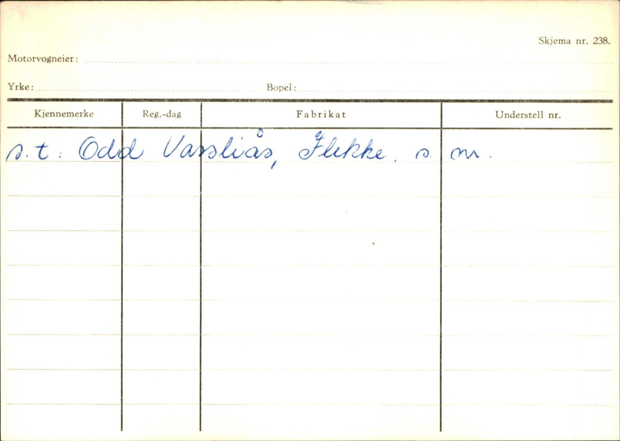 Statens vegvesen, Sogn og Fjordane vegkontor, AV/SAB-A-5301/4/F/L0125: Eigarregister Sogndal V-Å. Aurland A-Å. Fjaler A-N, 1945-1975, p. 1393