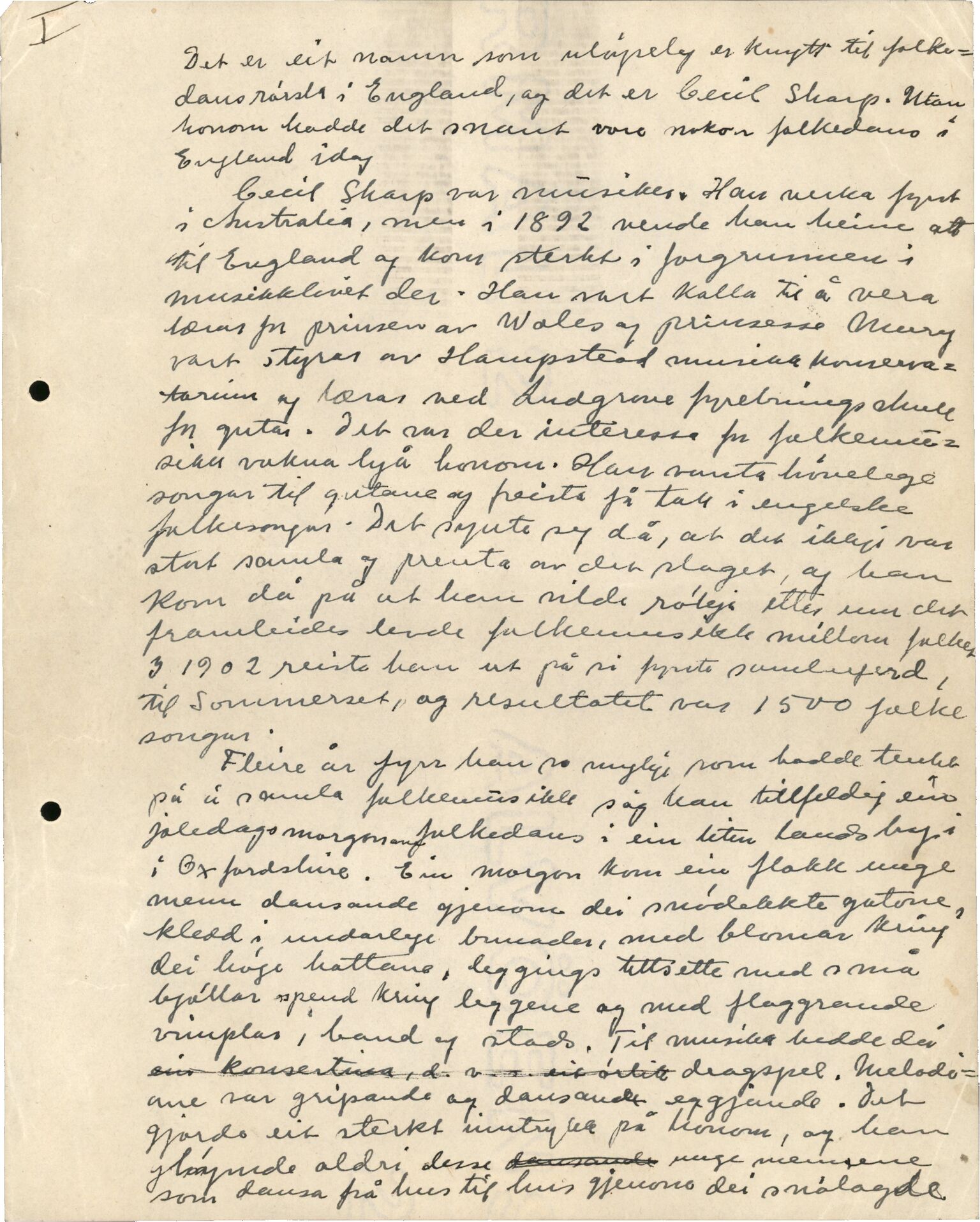 Samling etter Klara Semb, NSFF/KS/B/068: Klara Sembs referat frå Den Internasjonale Folkedansstemna i 1935, 1935, p. 18-43