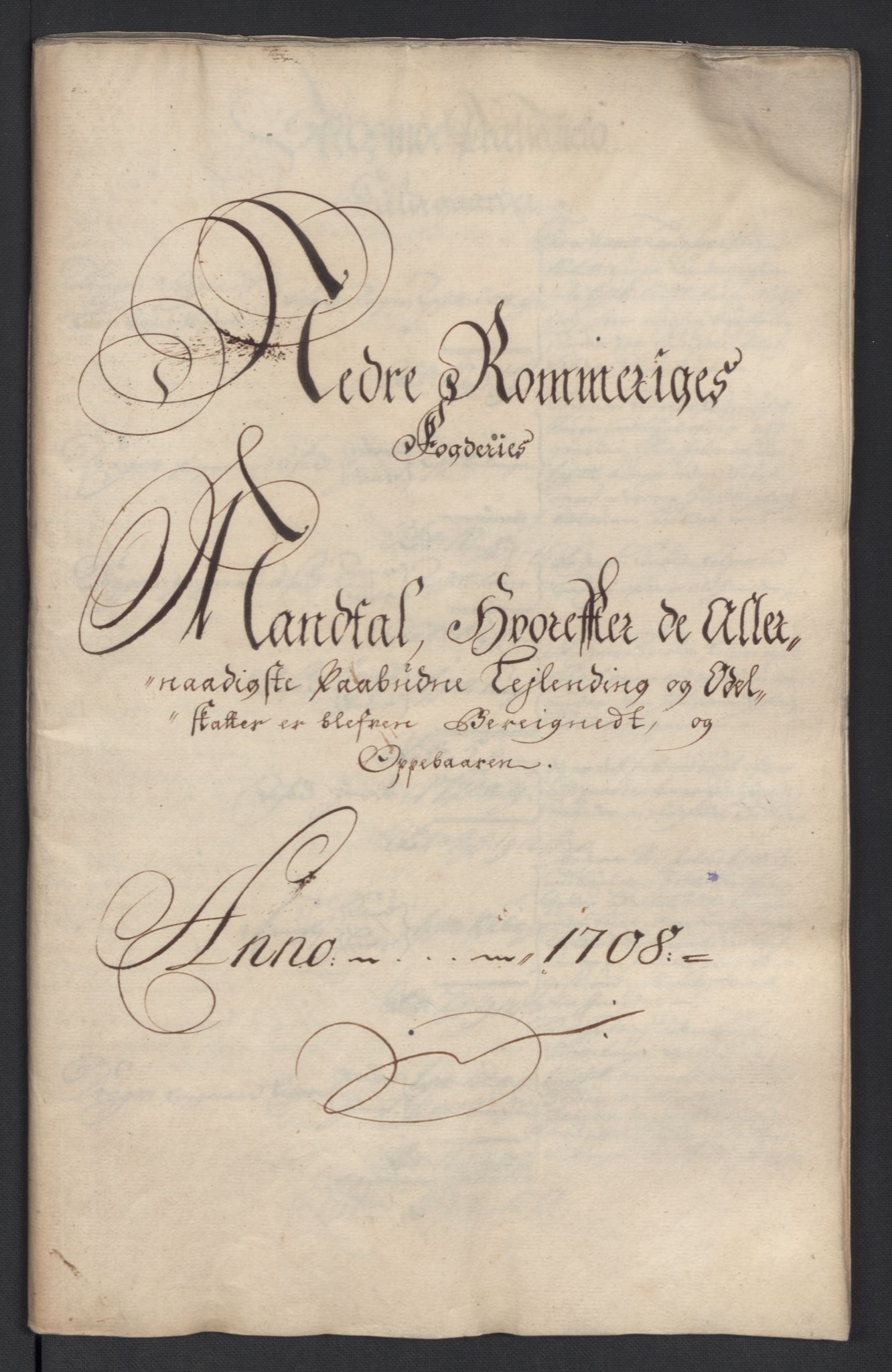 Rentekammeret inntil 1814, Reviderte regnskaper, Fogderegnskap, RA/EA-4092/R11/L0591: Fogderegnskap Nedre Romerike, 1708-1709, p. 34