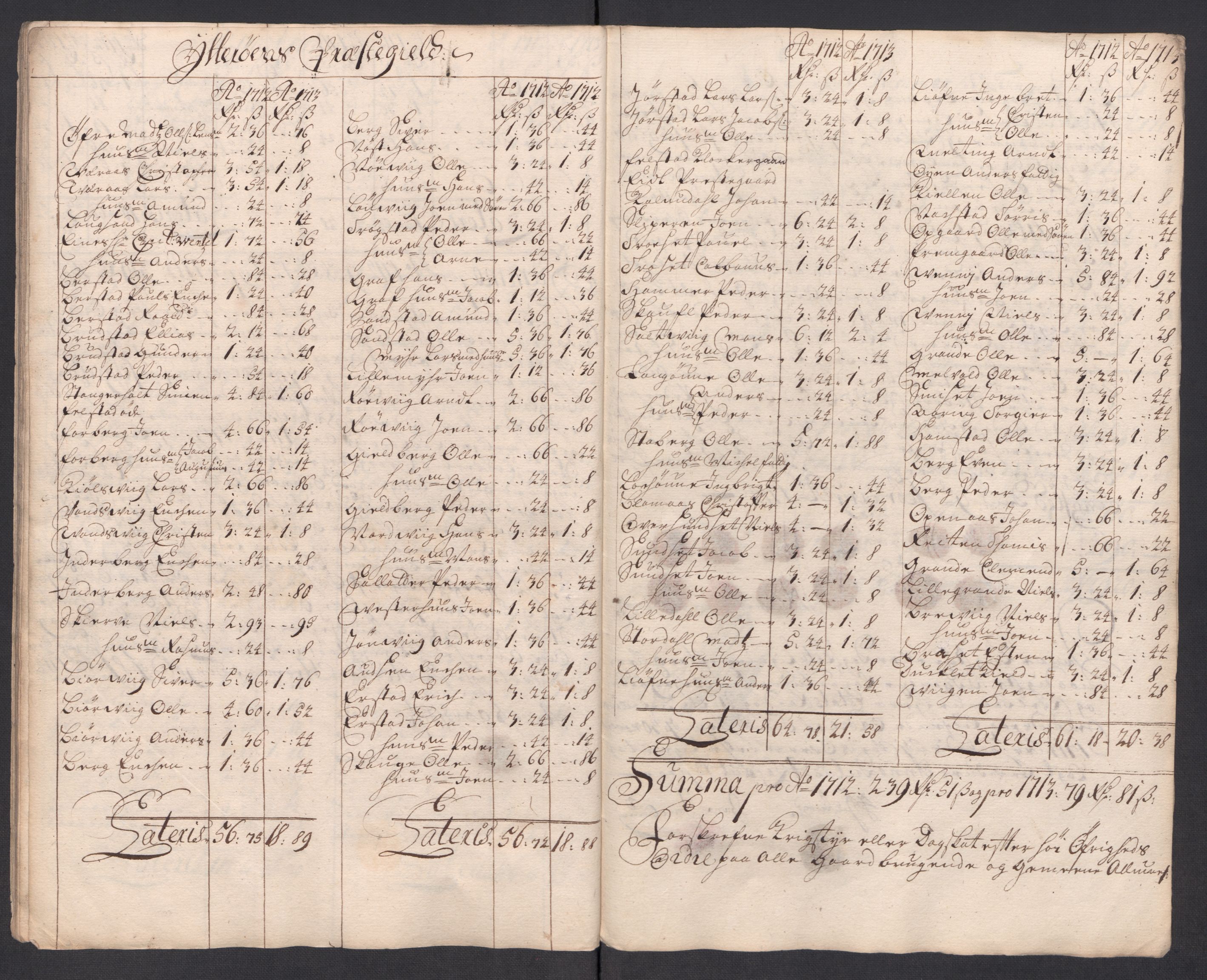 Rentekammeret inntil 1814, Reviderte regnskaper, Fogderegnskap, AV/RA-EA-4092/R63/L4321: Fogderegnskap Inderøy, 1713, p. 269