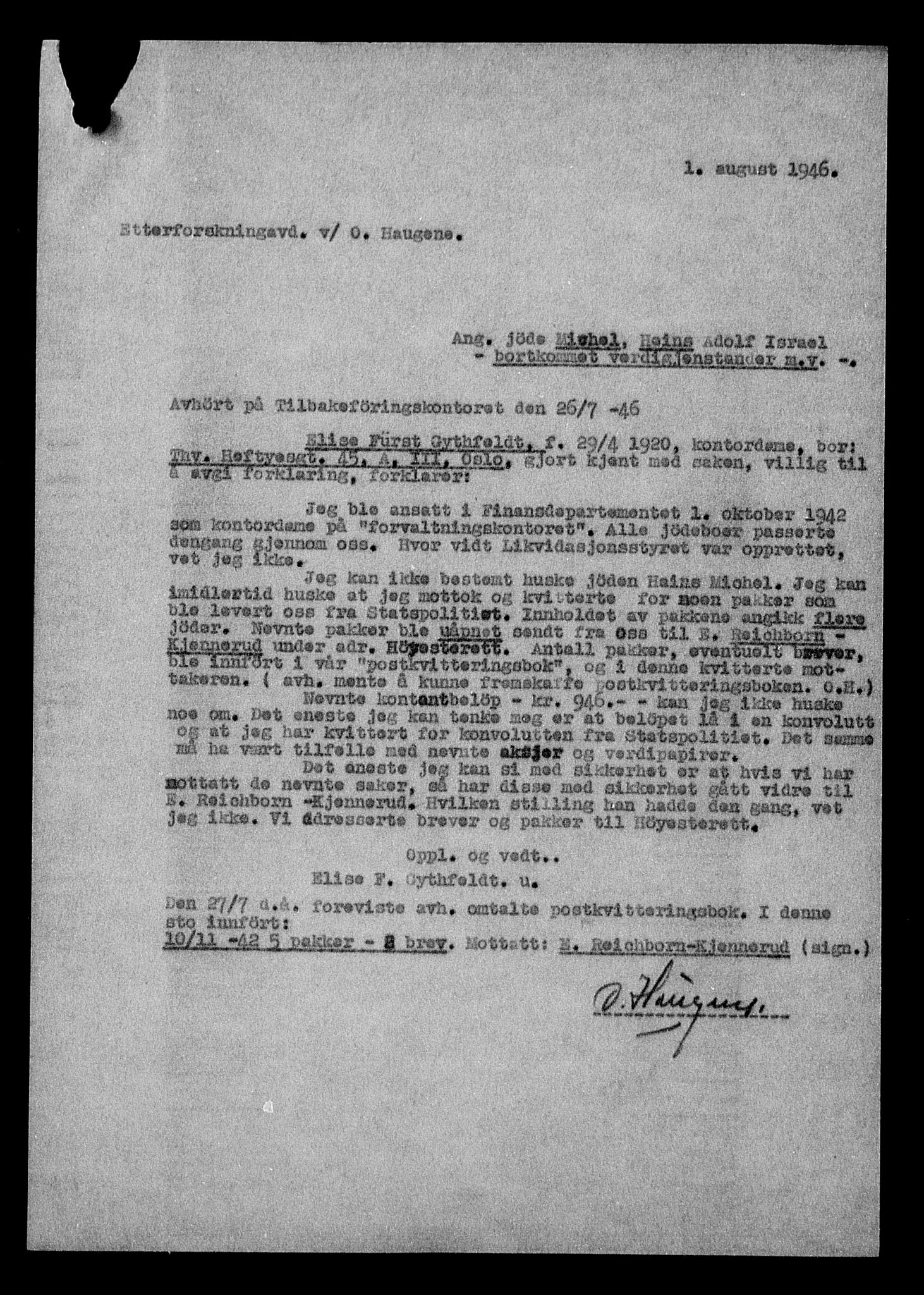 Justisdepartementet, Tilbakeføringskontoret for inndratte formuer, RA/S-1564/H/Hc/Hcc/L0964: --, 1945-1947, p. 812