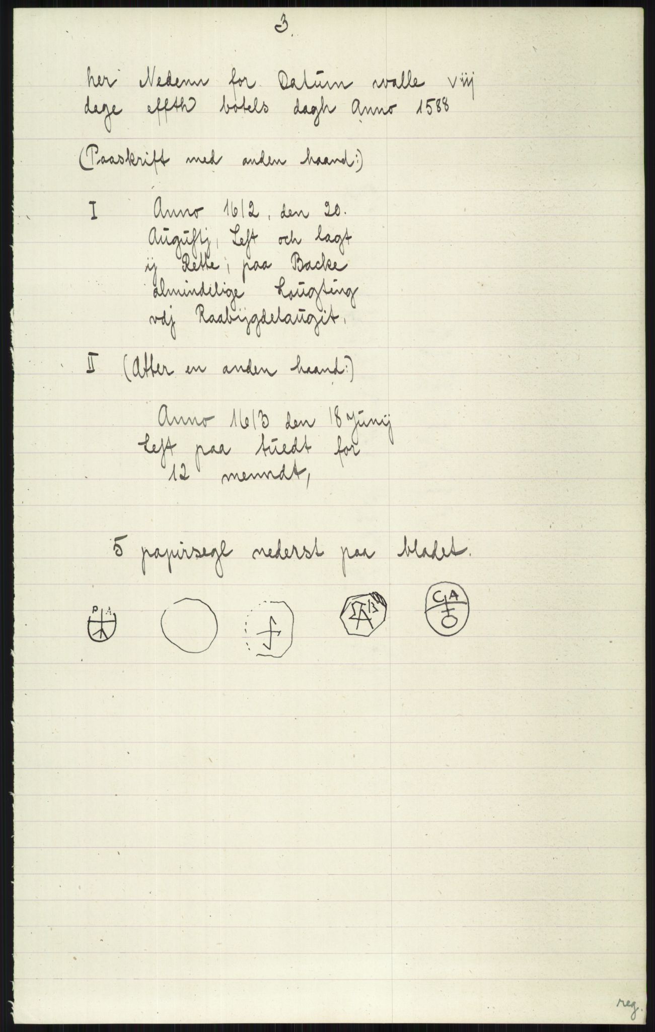 Samlinger til kildeutgivelse, Diplomavskriftsamlingen, AV/RA-EA-4053/H/Ha, p. 2676