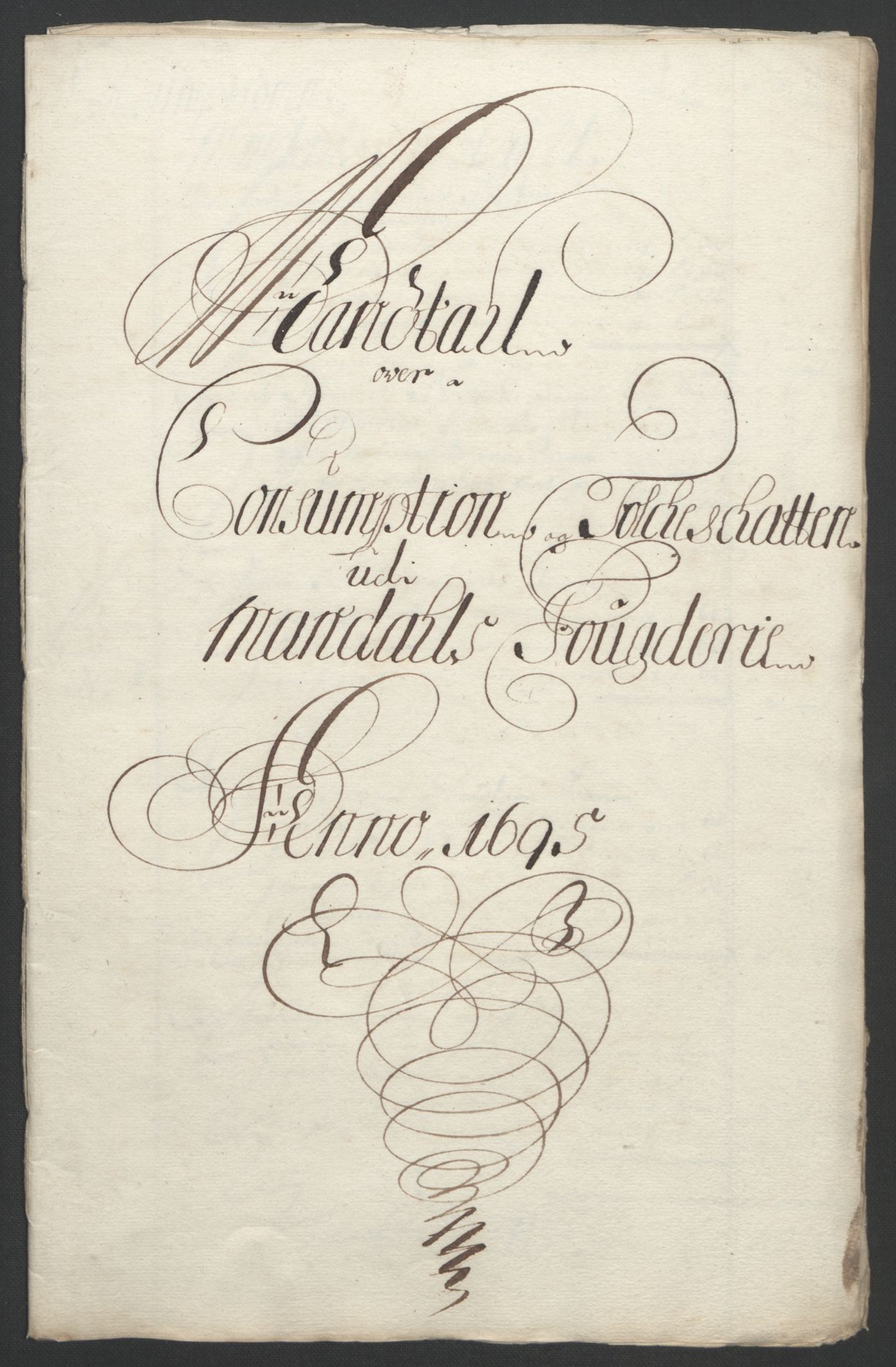 Rentekammeret inntil 1814, Reviderte regnskaper, Fogderegnskap, RA/EA-4092/R43/L2545: Fogderegnskap Lista og Mandal, 1694-1695, p. 260