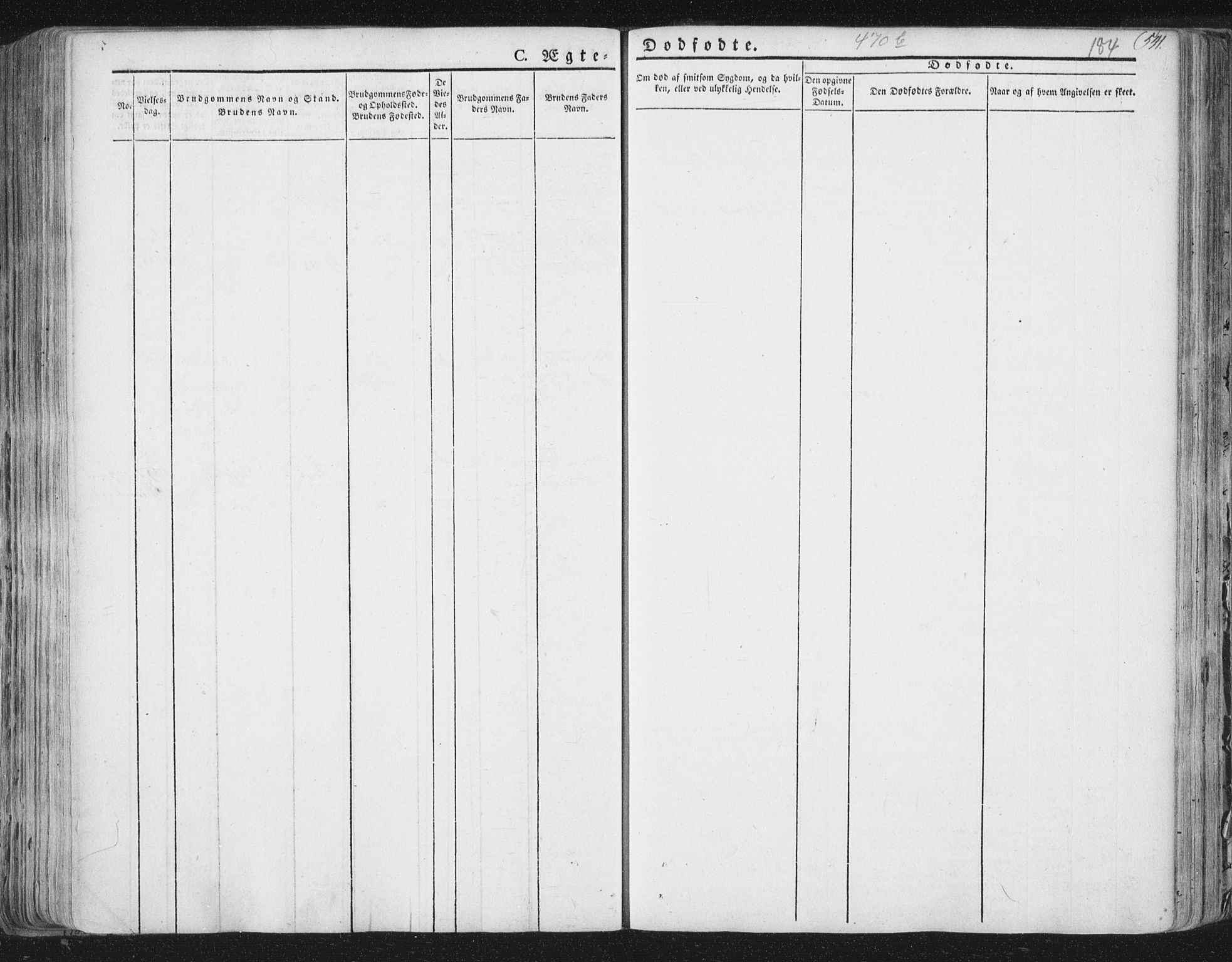 Ministerialprotokoller, klokkerbøker og fødselsregistre - Nord-Trøndelag, SAT/A-1458/758/L0513: Parish register (official) no. 758A02 /3, 1839-1868, p. 184