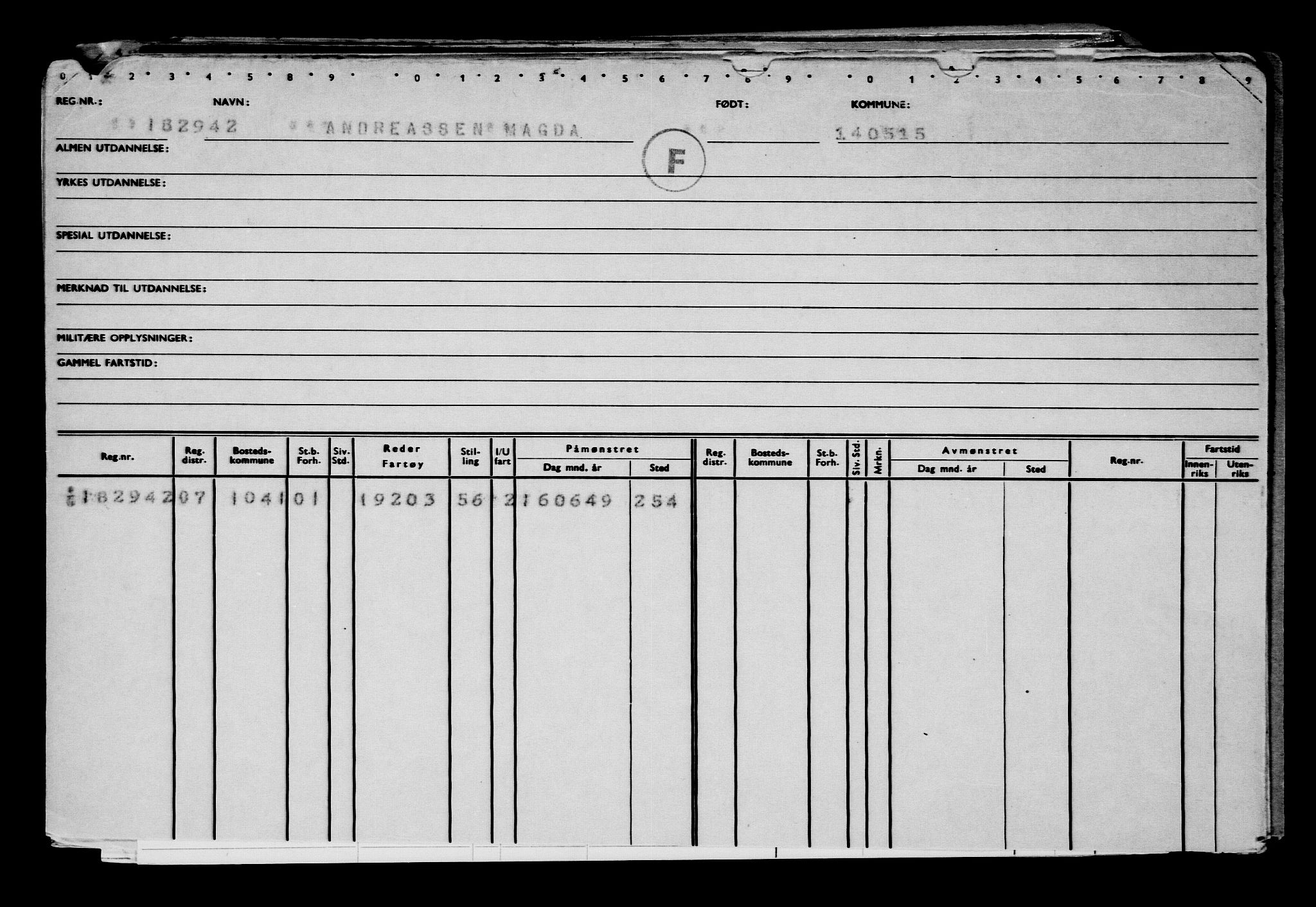 Direktoratet for sjømenn, AV/RA-S-3545/G/Gb/L0129: Hovedkort, 1915, p. 662