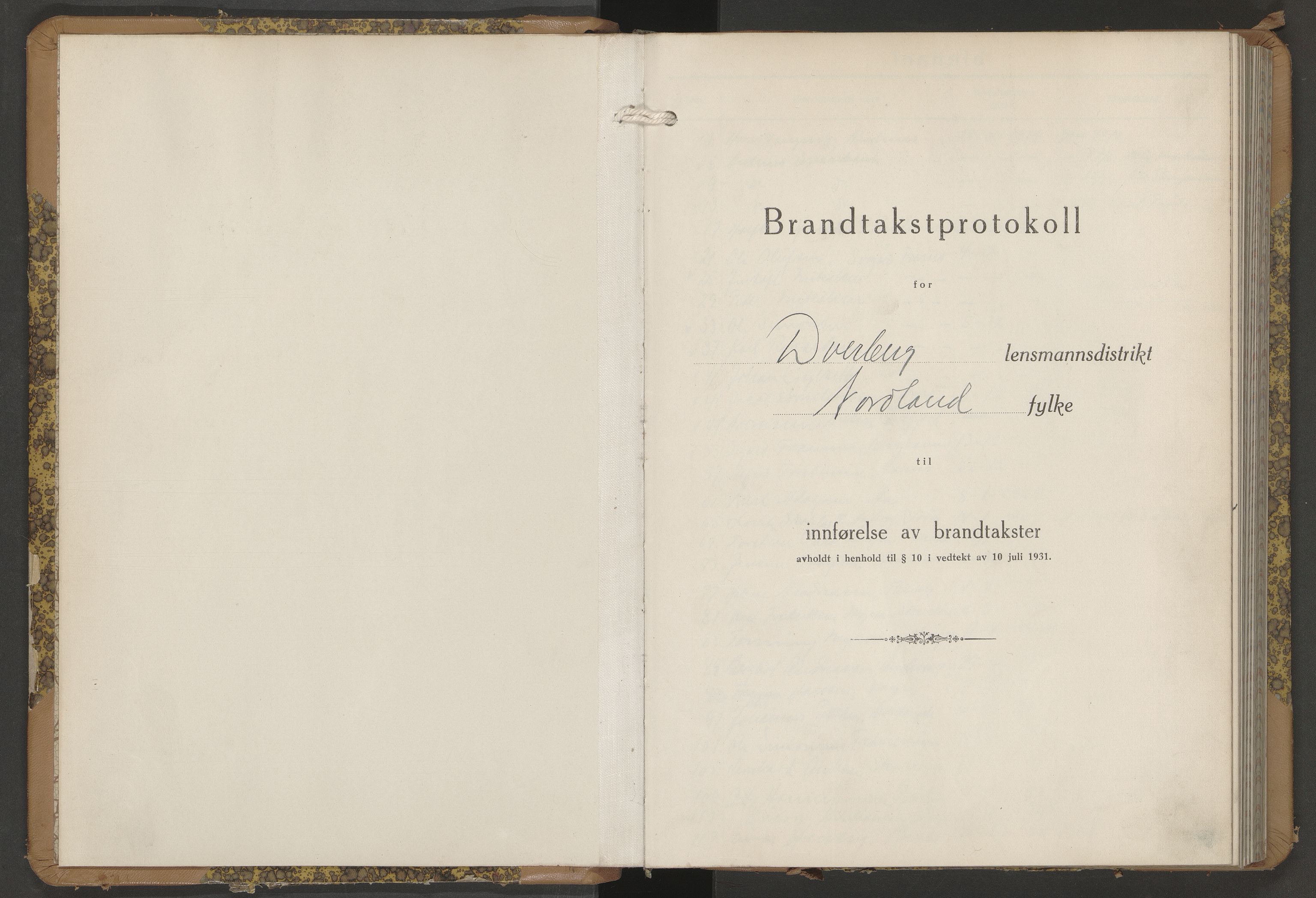 Andøy lensmannskontor, AV/SAT-A-1187/1/O/Oa/L0008: Branntakstprotokoll, 1934-1936