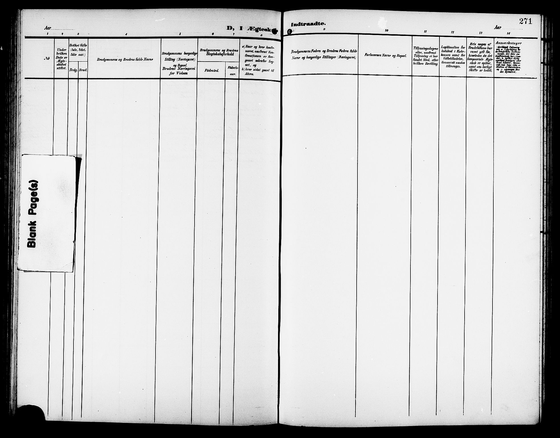 Ministerialprotokoller, klokkerbøker og fødselsregistre - Møre og Romsdal, SAT/A-1454/511/L0159: Parish register (copy) no. 511C05, 1902-1920, p. 271