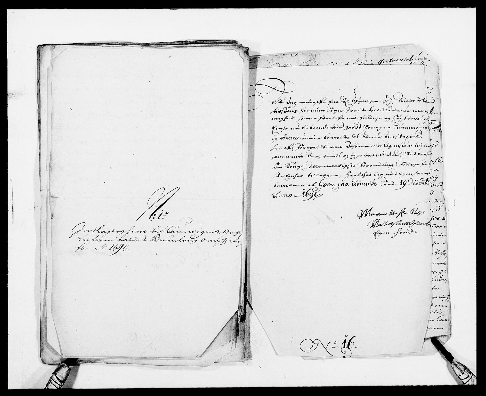 Rentekammeret inntil 1814, Reviderte regnskaper, Fogderegnskap, AV/RA-EA-4092/R33/L1972: Fogderegnskap Larvik grevskap, 1690-1691, p. 234