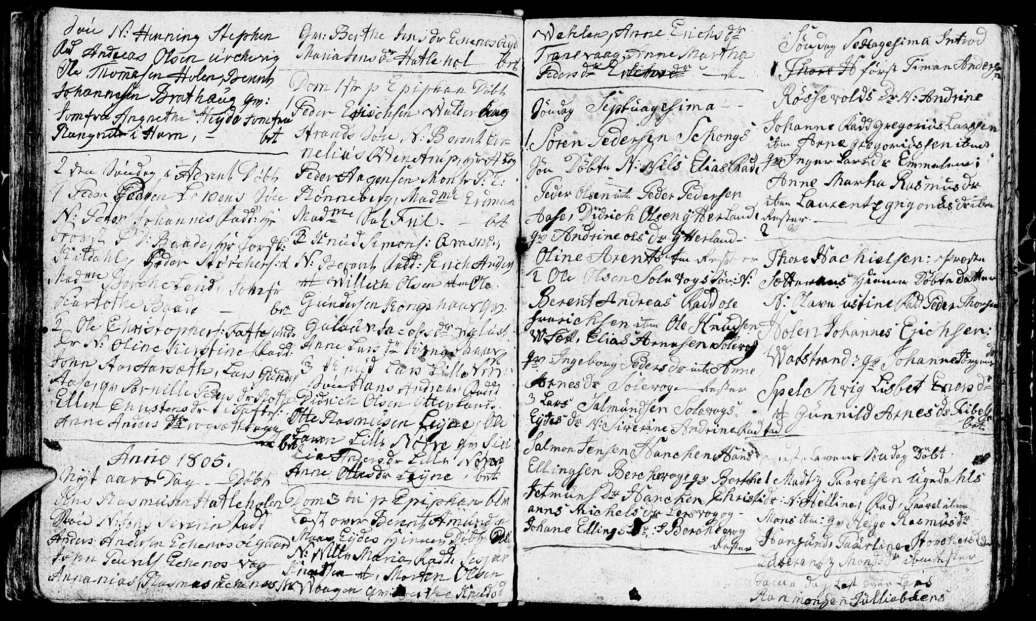 Ministerialprotokoller, klokkerbøker og fødselsregistre - Møre og Romsdal, AV/SAT-A-1454/528/L0422: Parish register (copy) no. 528C03, 1801-1825