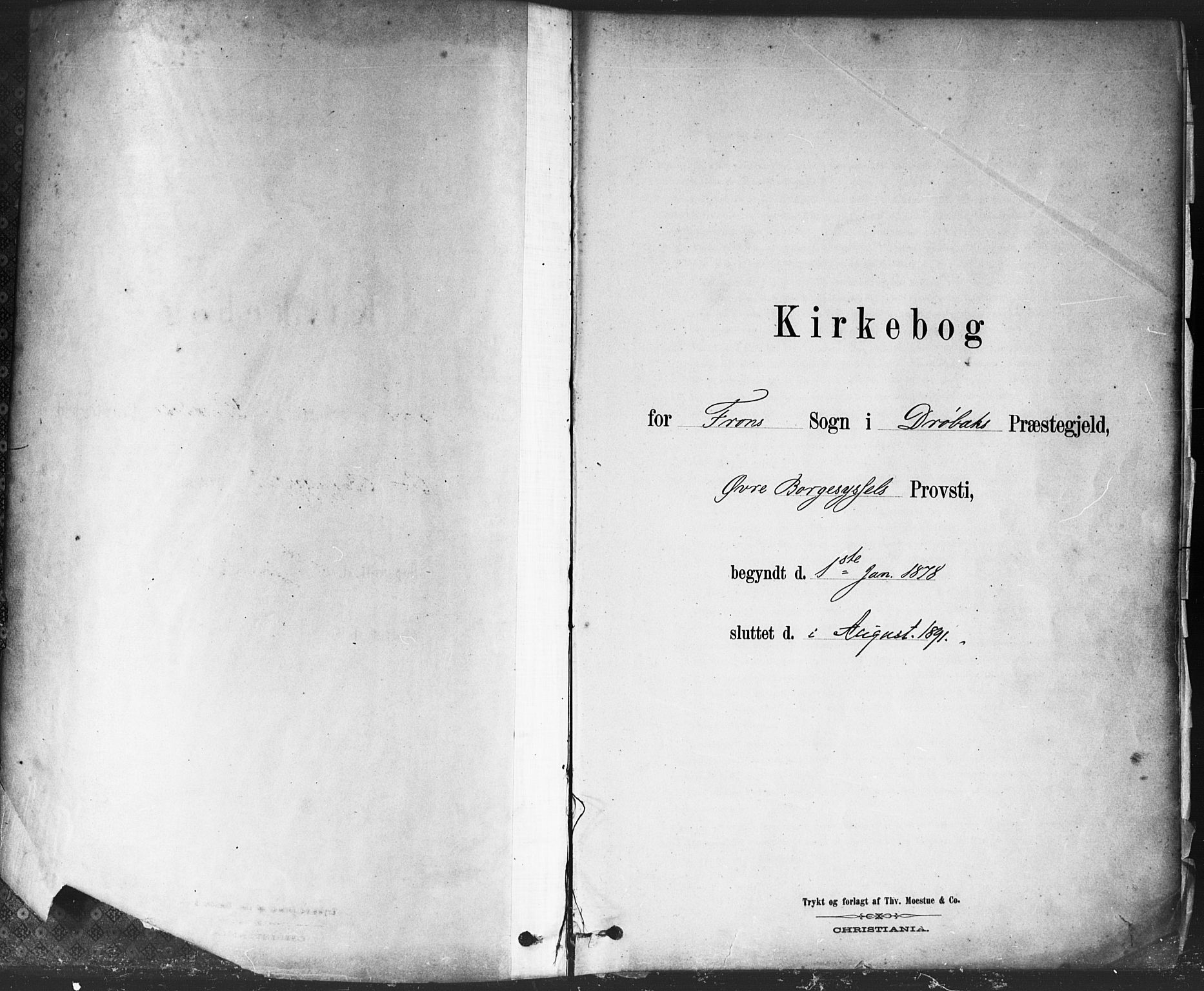 Drøbak prestekontor Kirkebøker, SAO/A-10142a/F/Fc/L0002: Parish register (official) no. III 2, 1878-1891