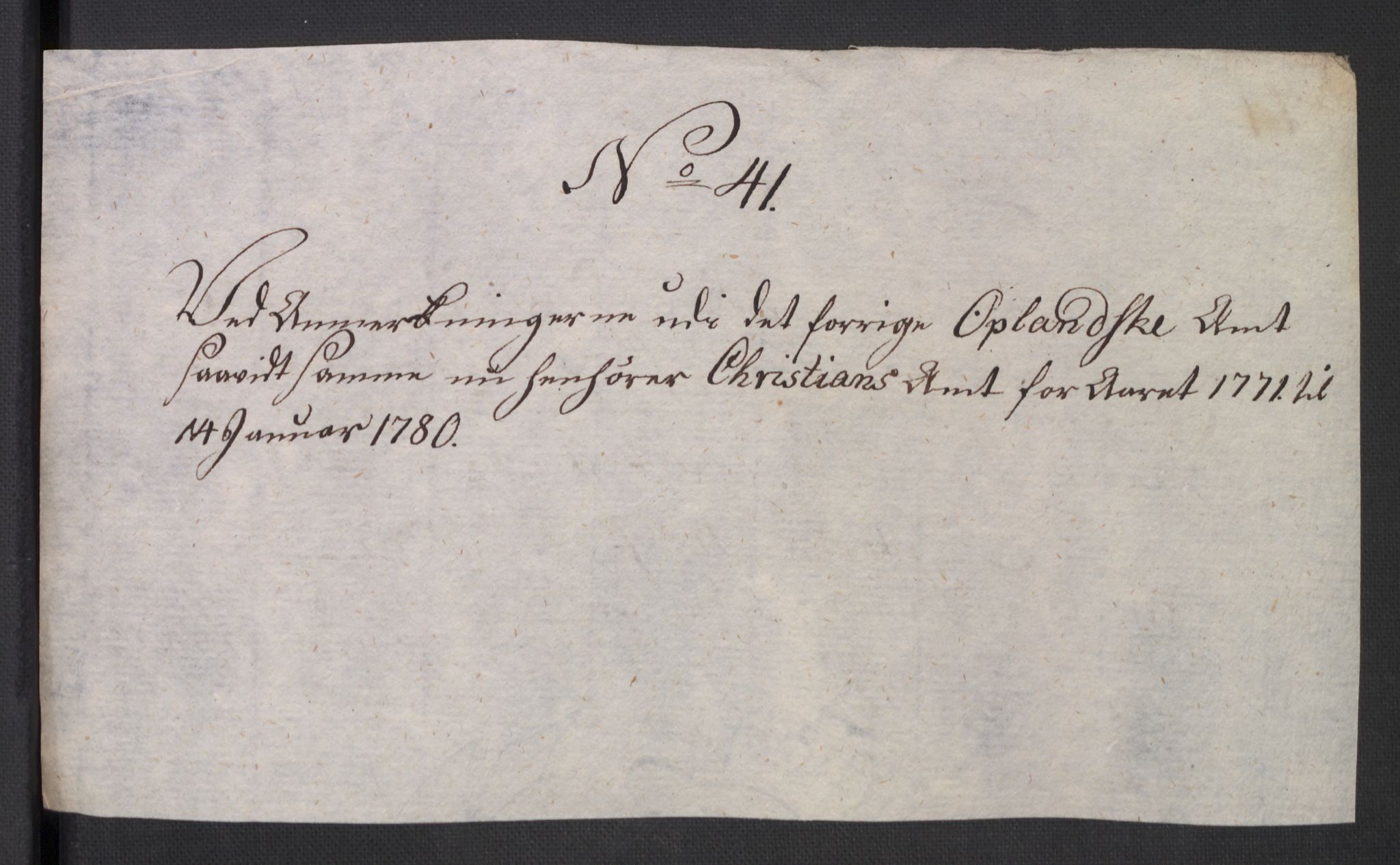 Rentekammeret inntil 1814, Reviderte regnskaper, Mindre regnskaper, AV/RA-EA-4068/Rb/L0014: Opplands amt, 1771-1779, p. 858