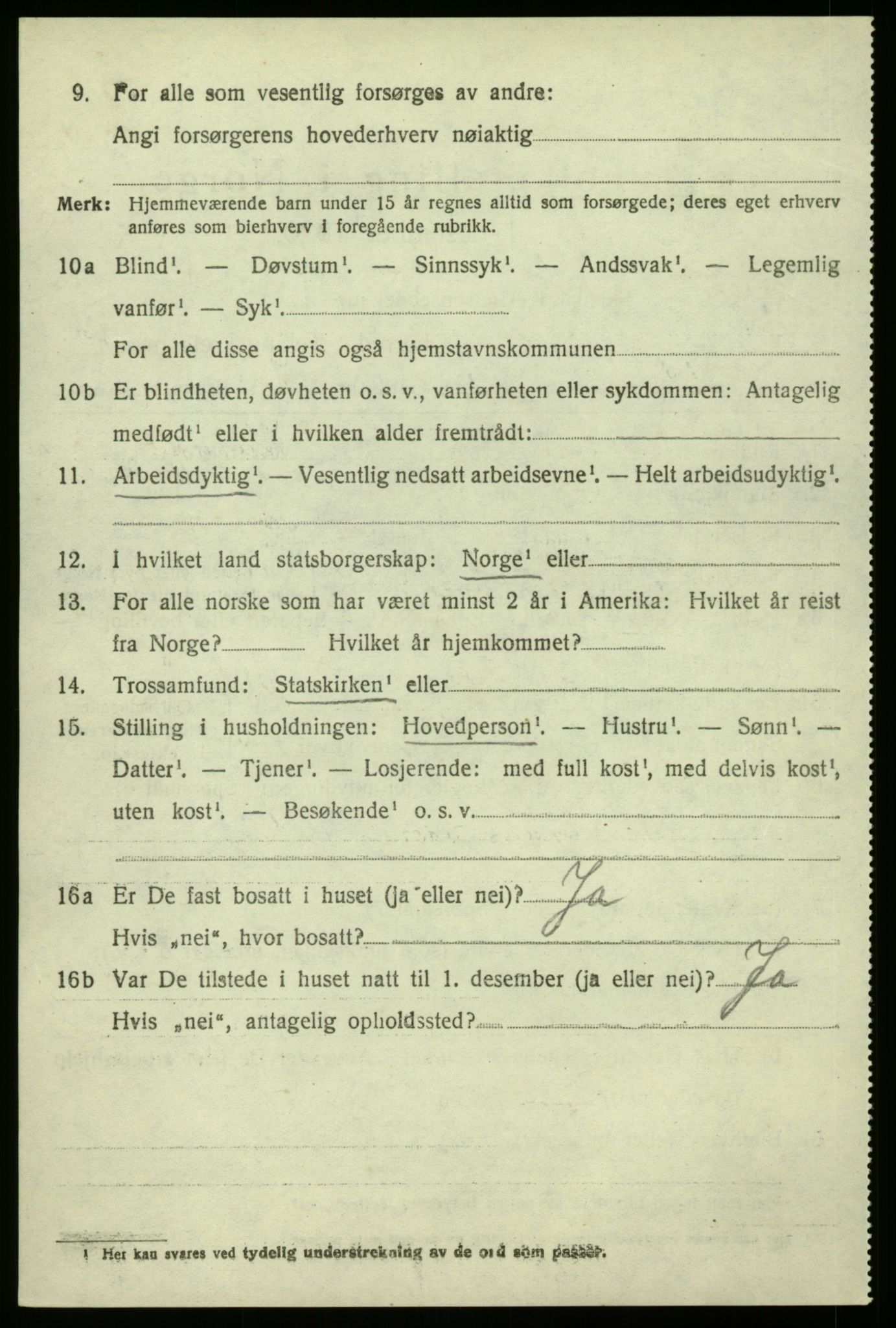 SAB, 1920 census for Masfjorden, 1920, p. 3790