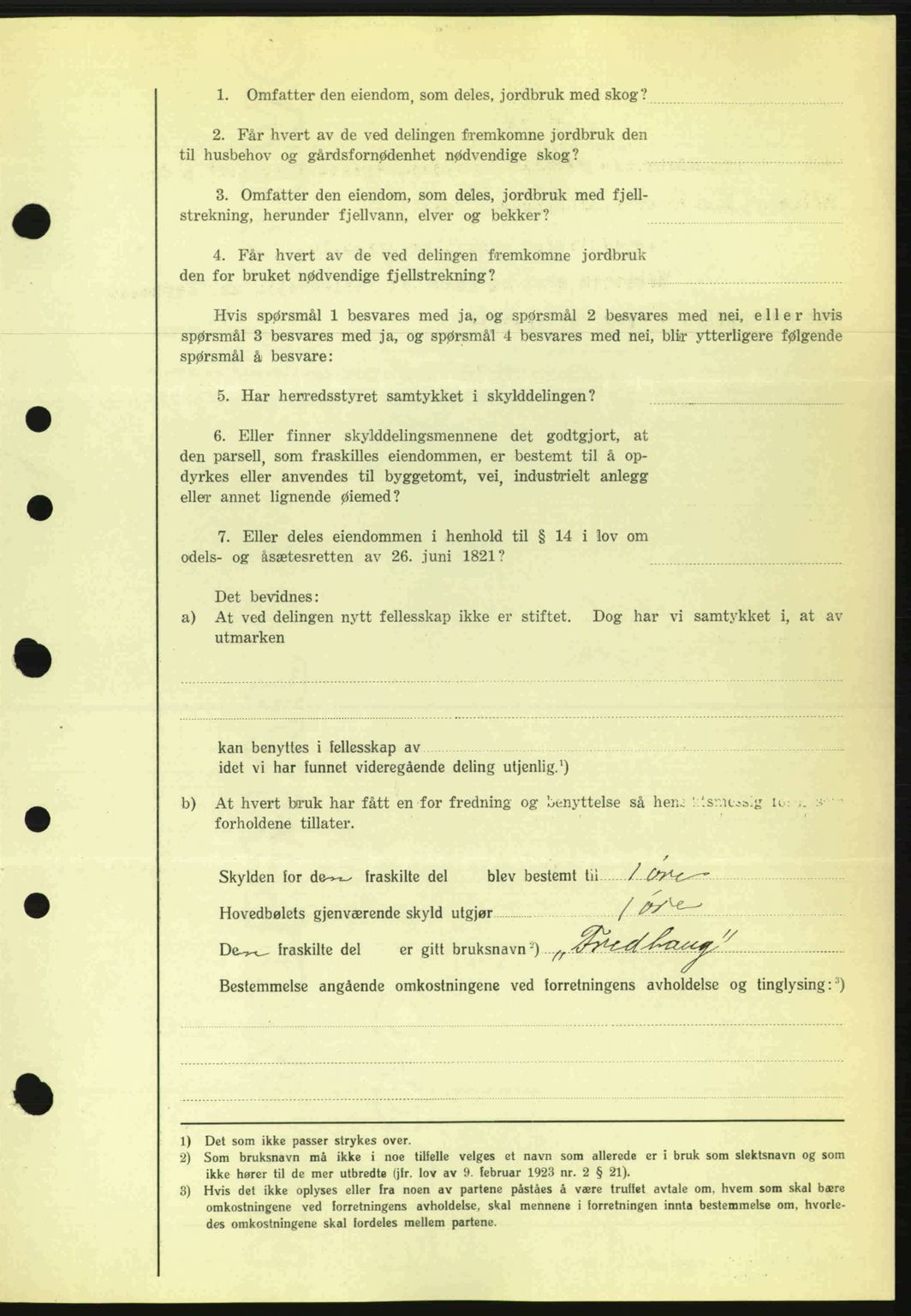 Midhordland sorenskriveri, SAB/A-3001/1/G/Gb/Gbk/L0001: Mortgage book no. A1-6, 1936-1937, Diary no: : 3654/1936