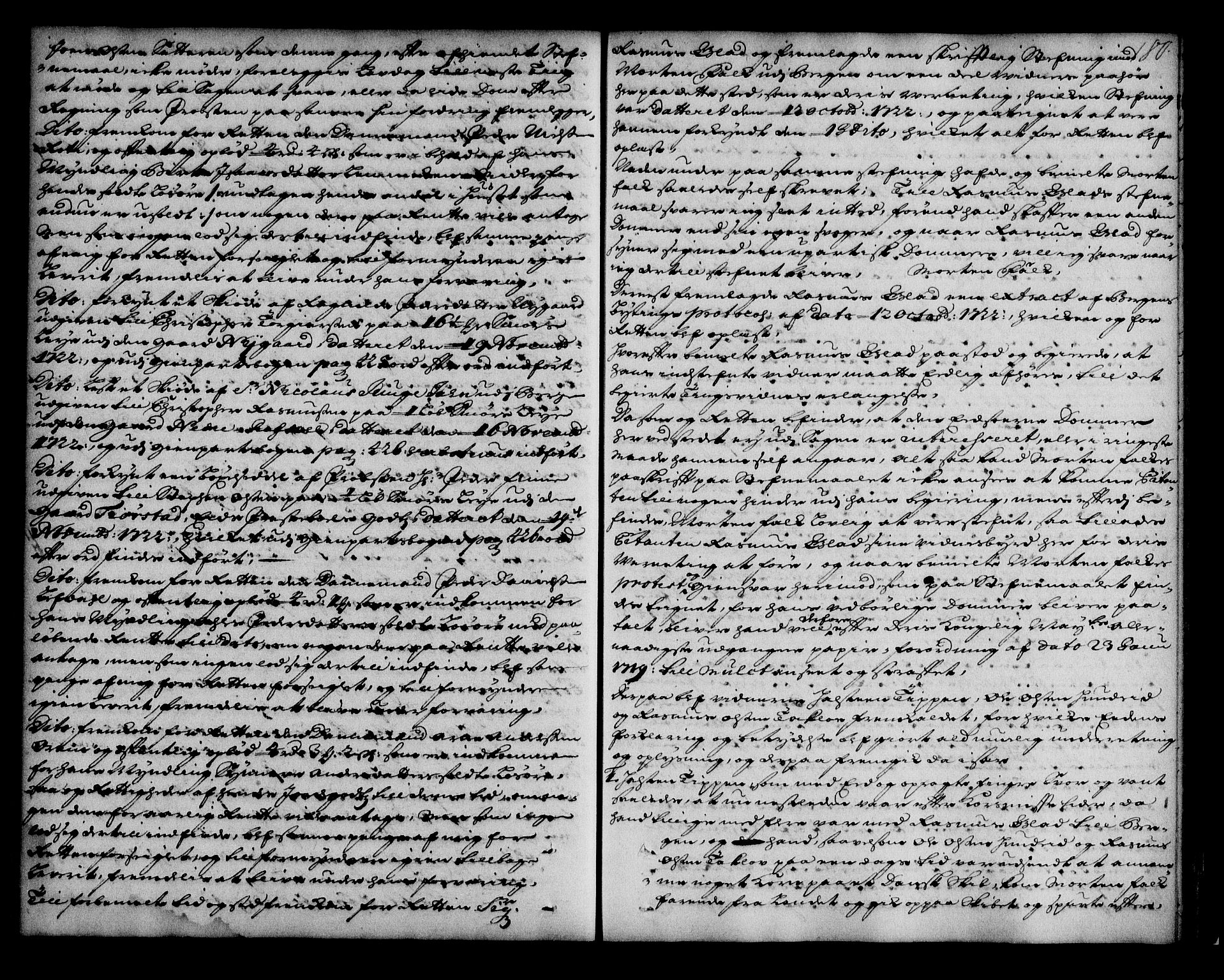Nordfjord sorenskriveri, SAB/A-2801/01/01a/L0021: Tingbøker (justisprotokoller), 1721-1723, p. 179b-180a