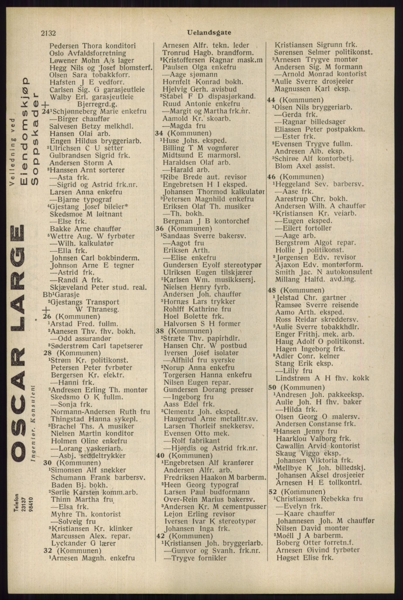 Kristiania/Oslo adressebok, PUBL/-, 1934, p. 2132