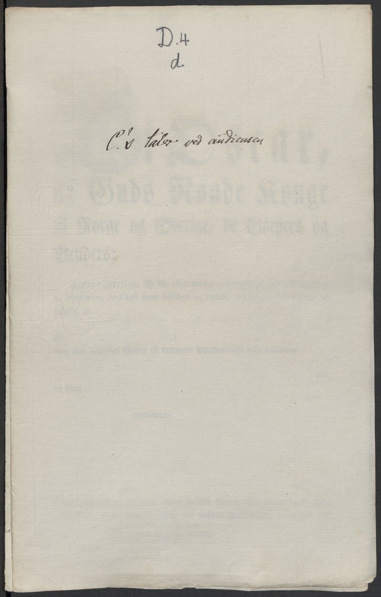 Christie, Wilhelm Frimann Koren, RA/PA-0014/F/L0004: Christies dokumenter fra 1814, 1814, p. 253