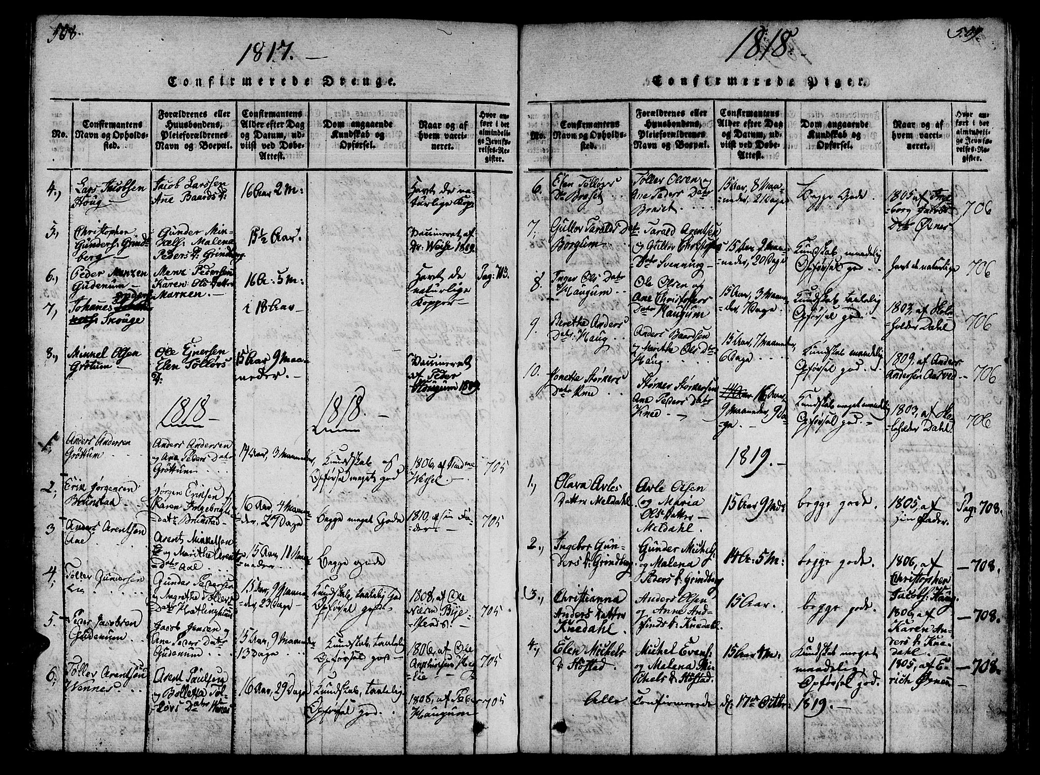 Ministerialprotokoller, klokkerbøker og fødselsregistre - Nord-Trøndelag, SAT/A-1458/746/L0441: Parish register (official) no. 746A03 /2, 1816-1827, p. 508-509