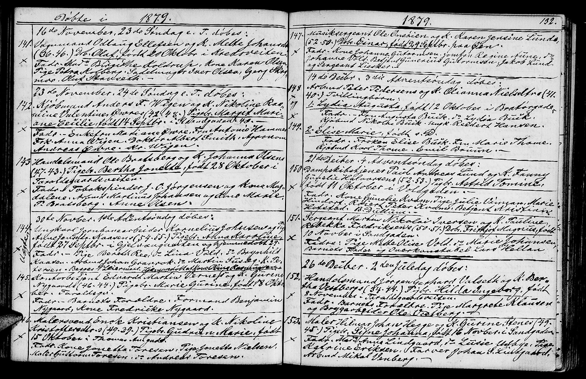 Ministerialprotokoller, klokkerbøker og fødselsregistre - Sør-Trøndelag, SAT/A-1456/602/L0142: Parish register (copy) no. 602C10, 1872-1894, p. 132