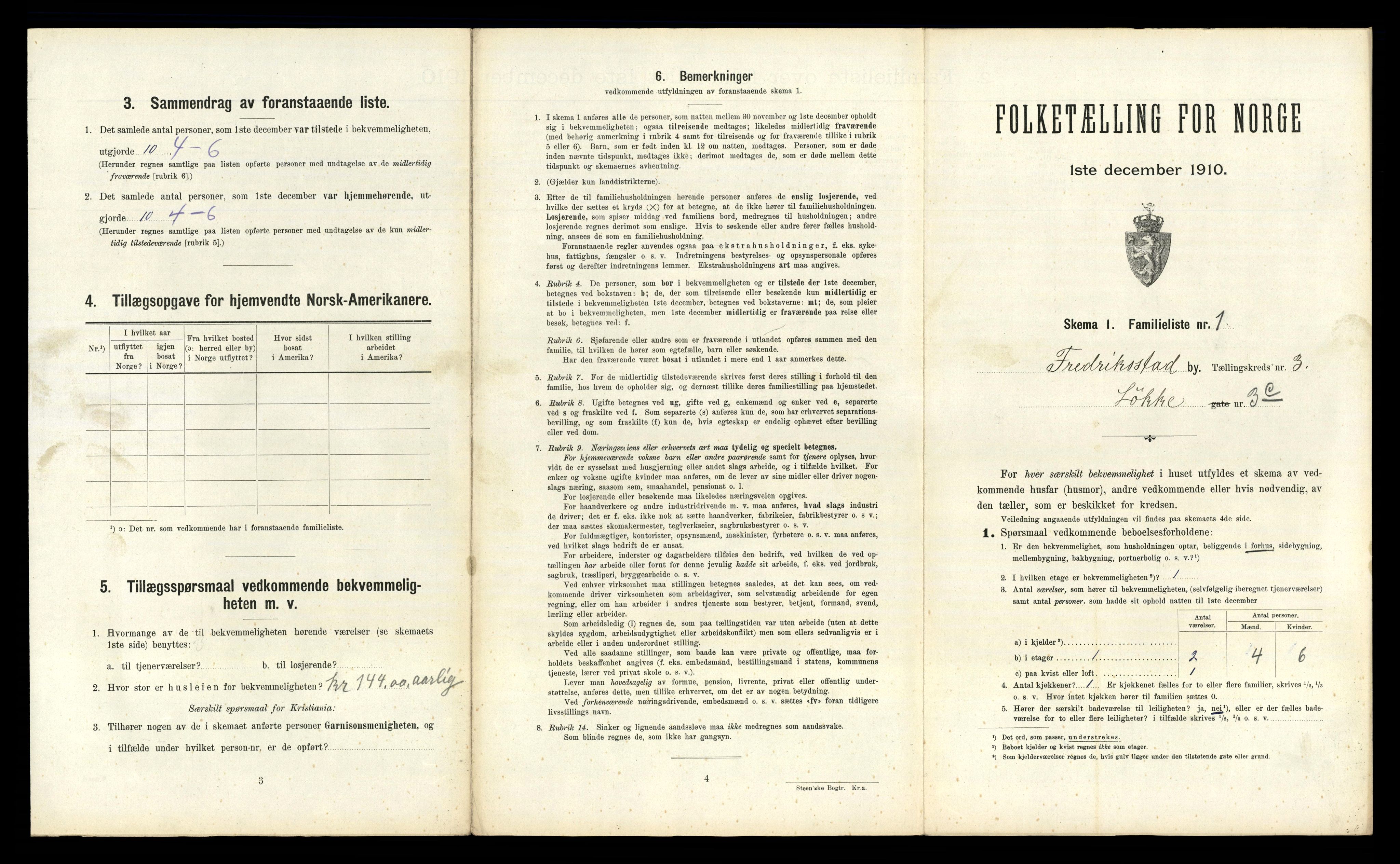 RA, 1910 census for Fredrikstad, 1910, p. 1336