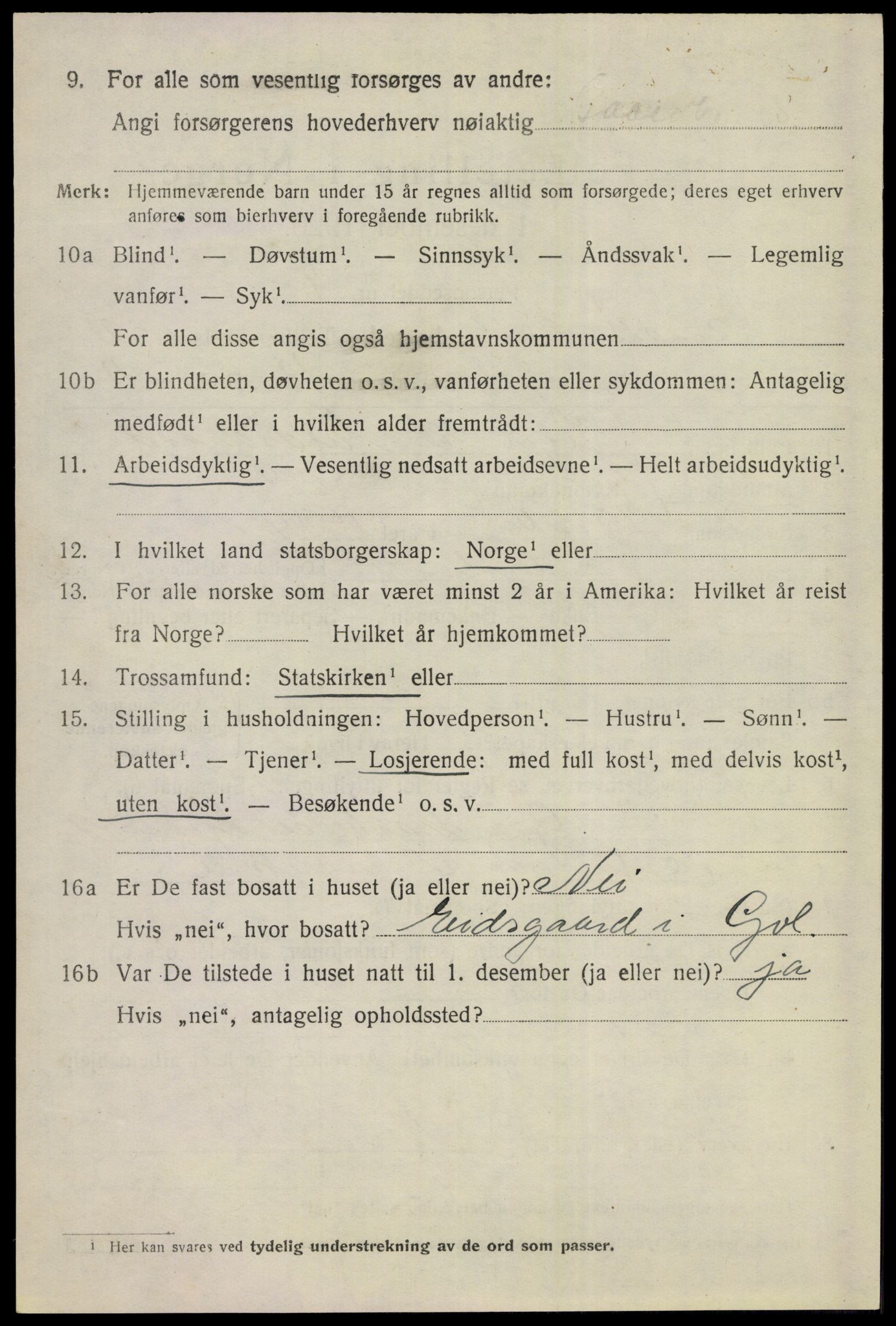 SAKO, 1920 census for Ål, 1920, p. 2231