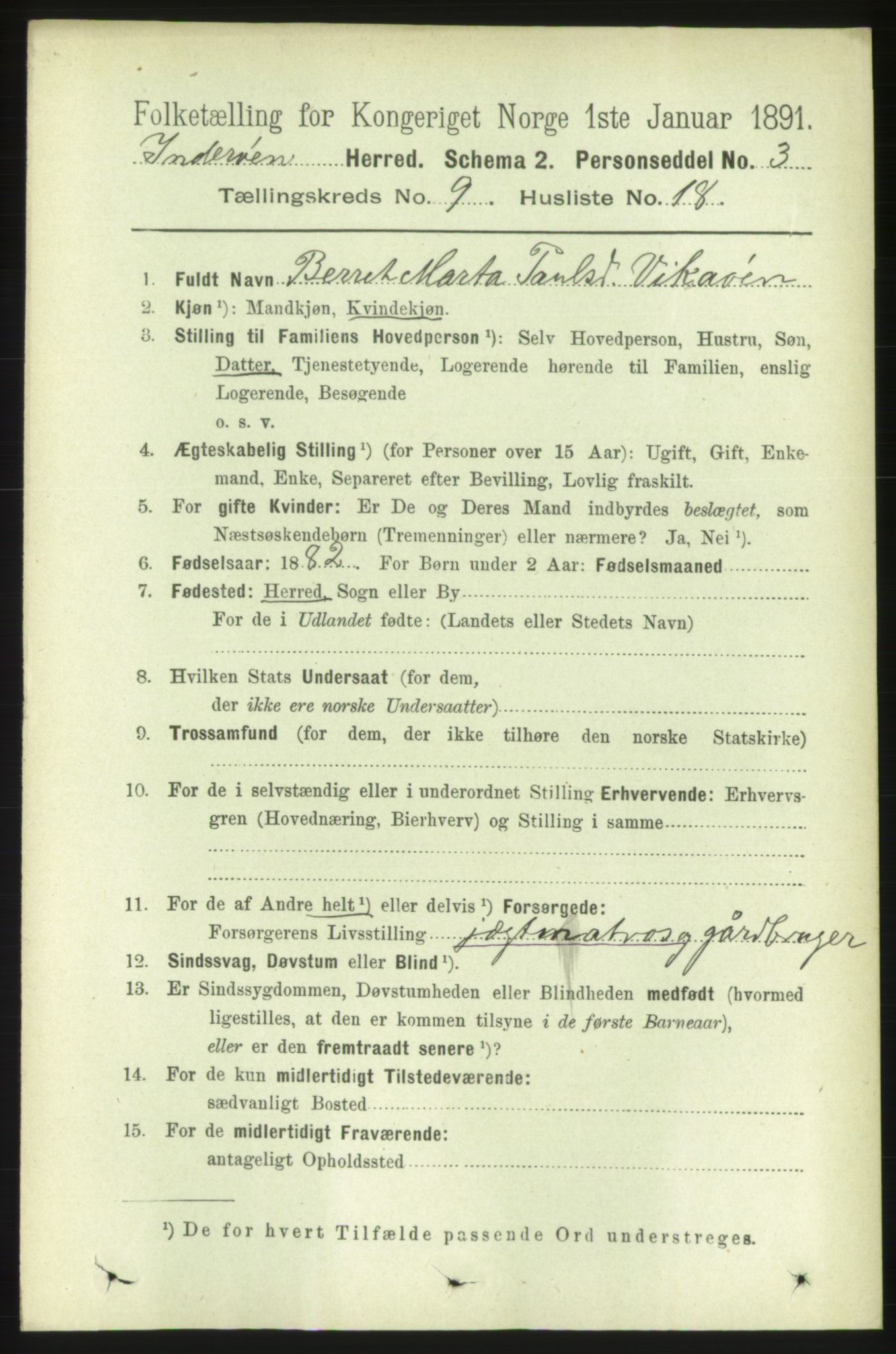 RA, 1891 census for 1729 Inderøy, 1891, p. 5261