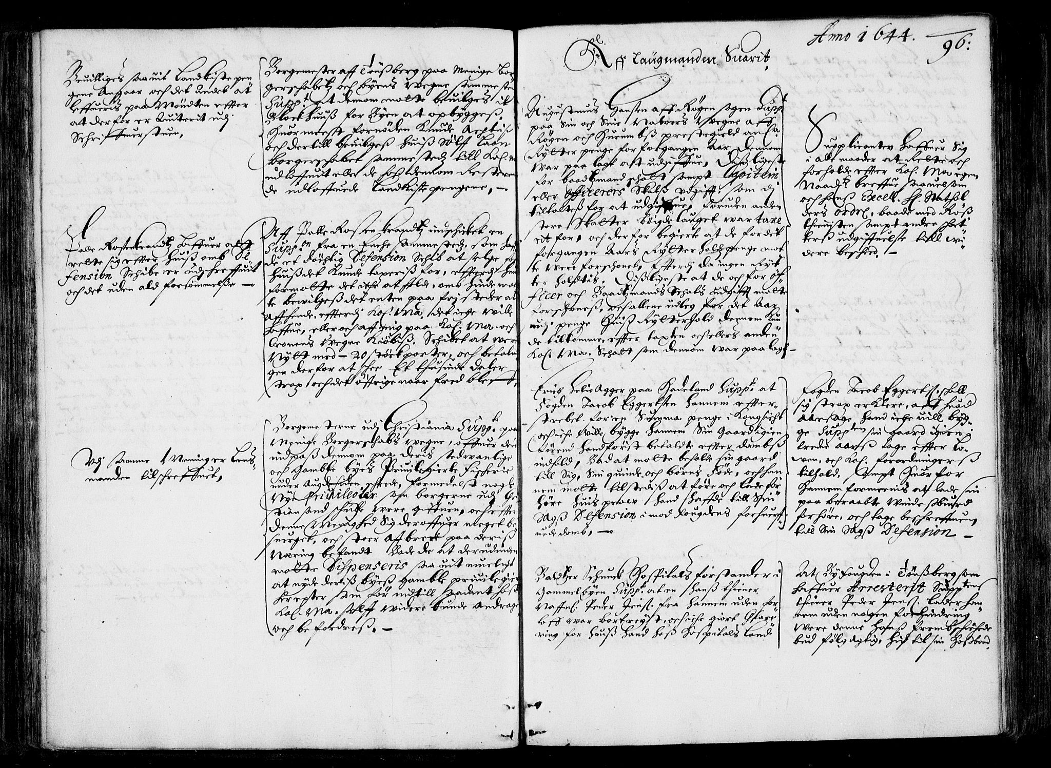 Stattholderembetet 1572-1771, AV/RA-EA-2870/Ac/L0001: Supplikasjons- og resolusjonsprotokoll, 1642-1650, p. 95b-96a