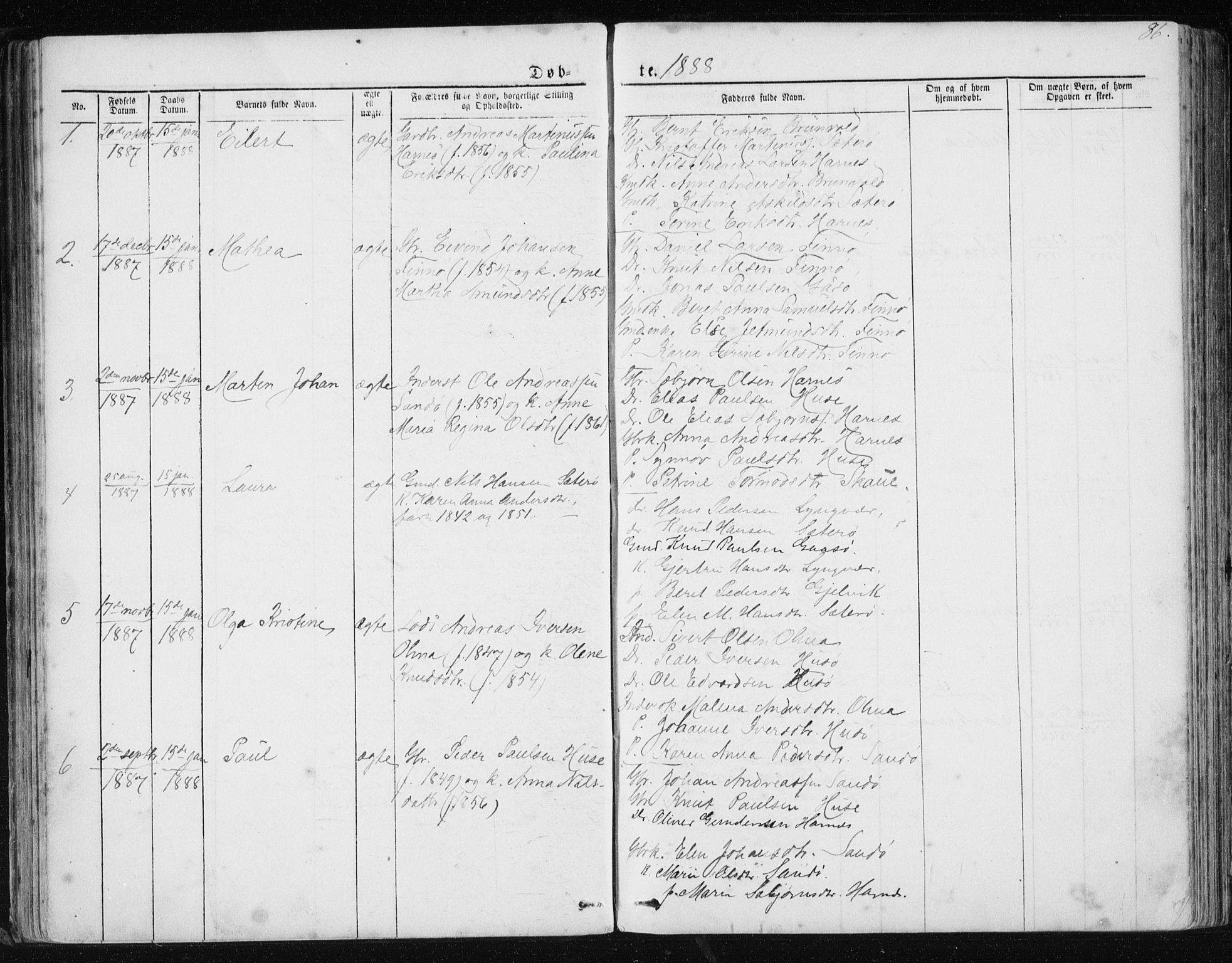 Ministerialprotokoller, klokkerbøker og fødselsregistre - Møre og Romsdal, AV/SAT-A-1454/561/L0732: Parish register (copy) no. 561C02, 1867-1900, p. 86