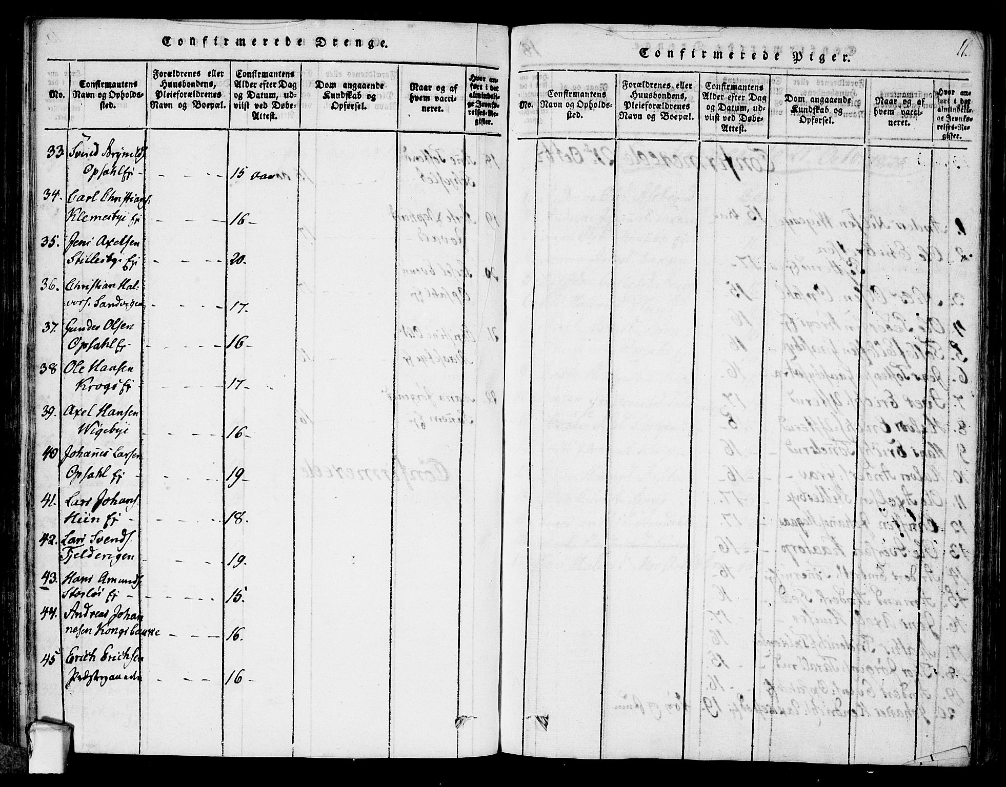 Rødenes prestekontor Kirkebøker, AV/SAO-A-2005/F/Fa/L0004: Parish register (official) no. I 4, 1814-1838, p. 11