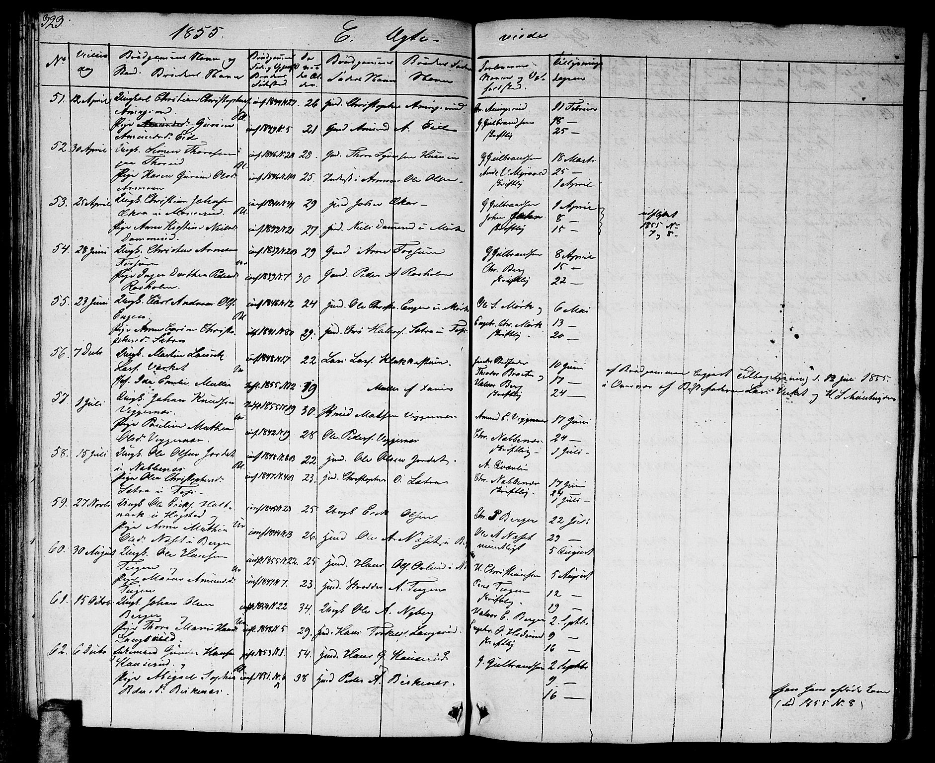 Aurskog prestekontor Kirkebøker, AV/SAO-A-10304a/G/Ga/L0002: Parish register (copy) no. I 2, 1829-1857, p. 323