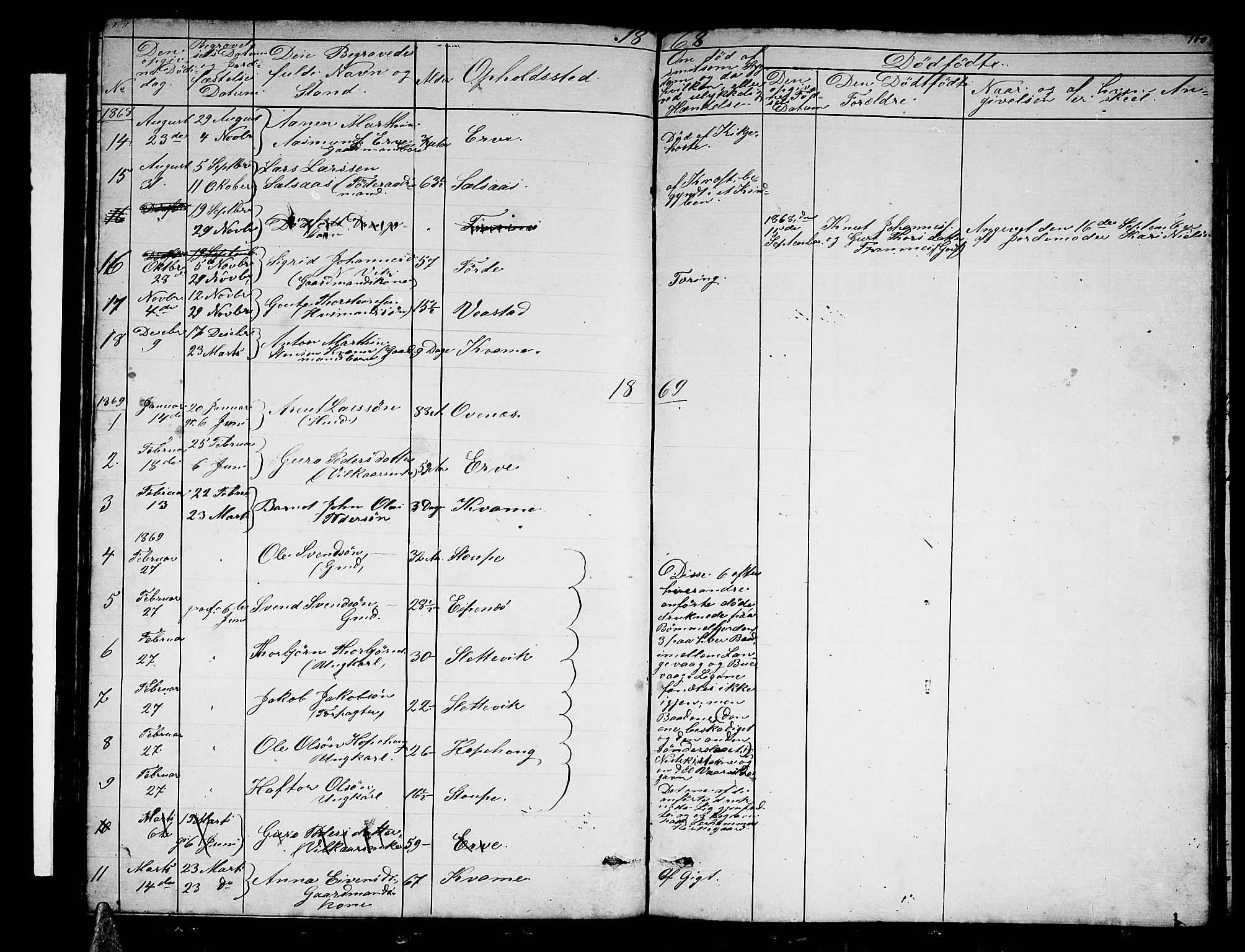 Sveio Sokneprestembete, AV/SAB-A-78501/H/Hab: Parish register (copy) no. C 2, 1866-1886, p. 100