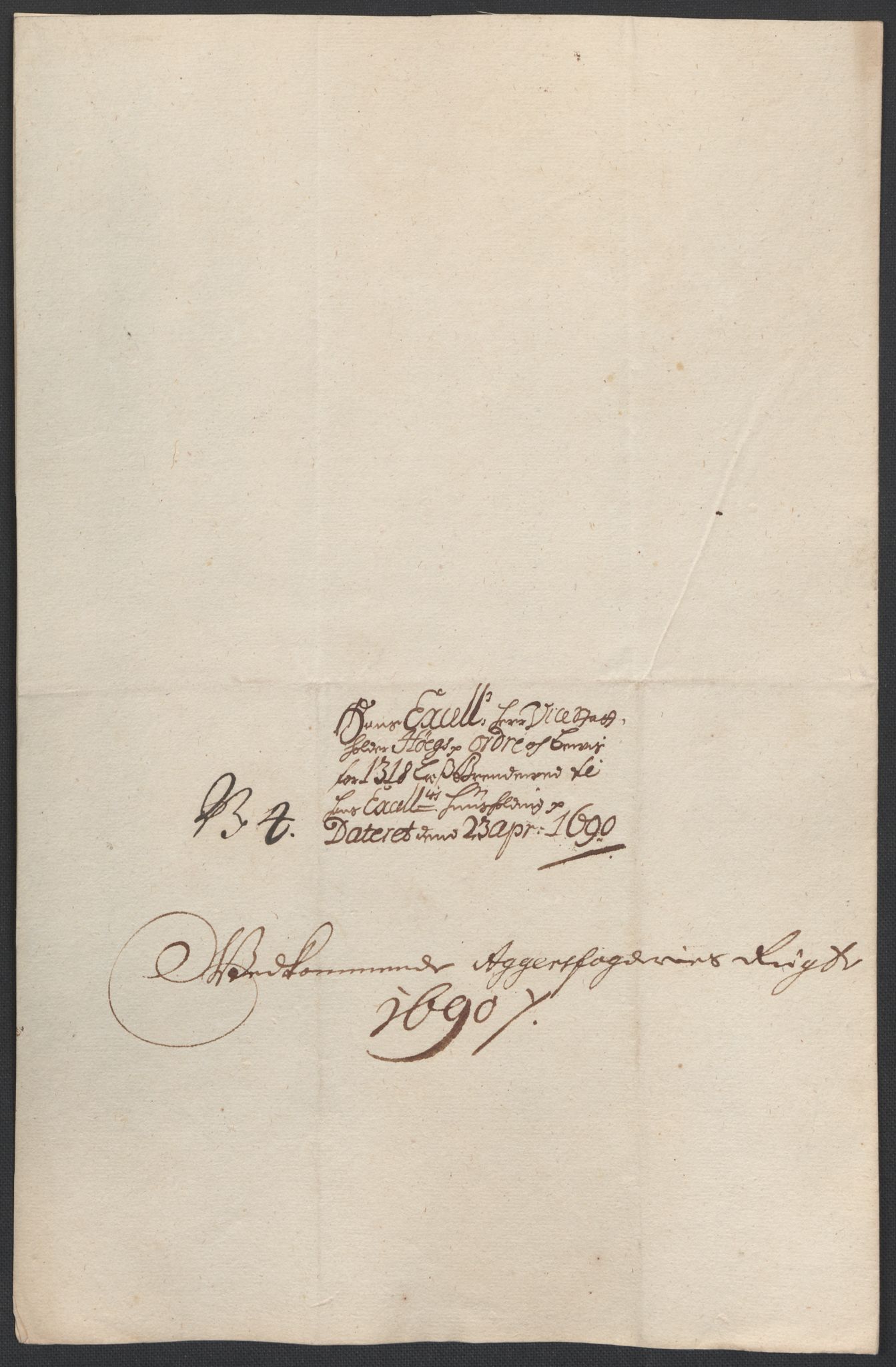 Rentekammeret inntil 1814, Reviderte regnskaper, Fogderegnskap, AV/RA-EA-4092/R08/L0425: Fogderegnskap Aker, 1690-1691, p. 12