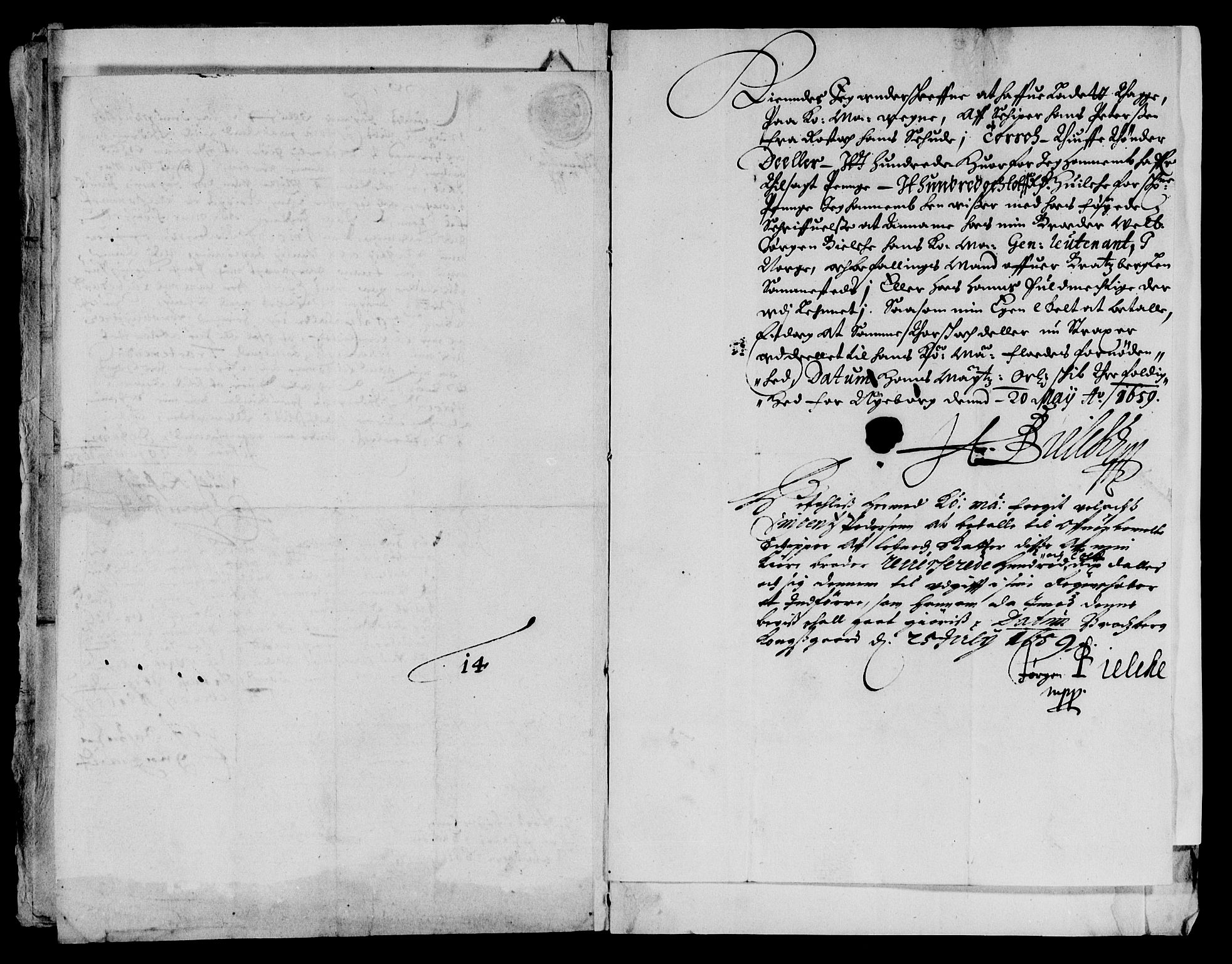 Rentekammeret inntil 1814, Reviderte regnskaper, Lensregnskaper, AV/RA-EA-5023/R/Rb/Rbp/L0046: Bratsberg len, 1658-1660