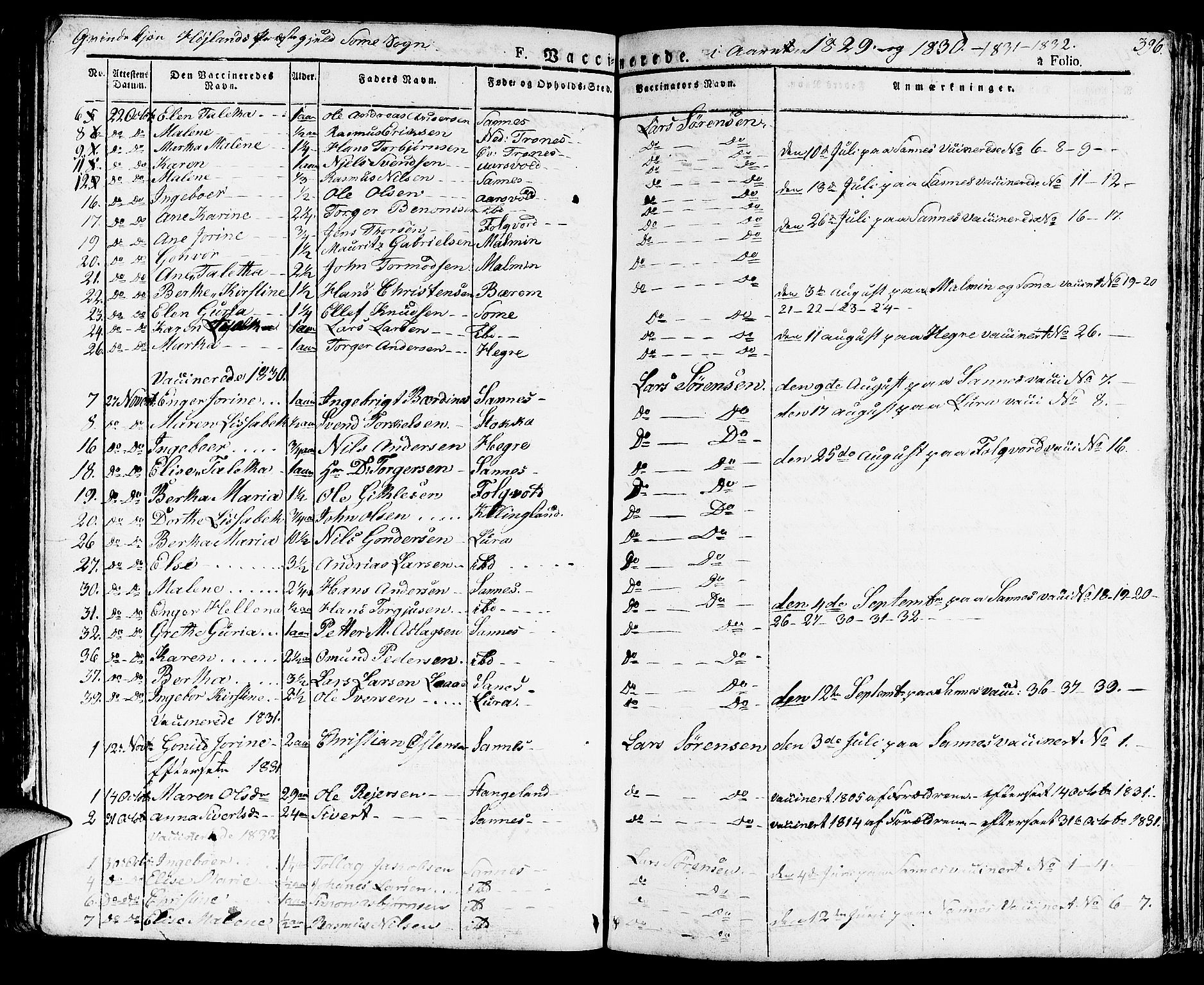 Høyland sokneprestkontor, AV/SAST-A-101799/001/30BA/L0007: Parish register (official) no. A 7 /2, 1825-1841, p. 396