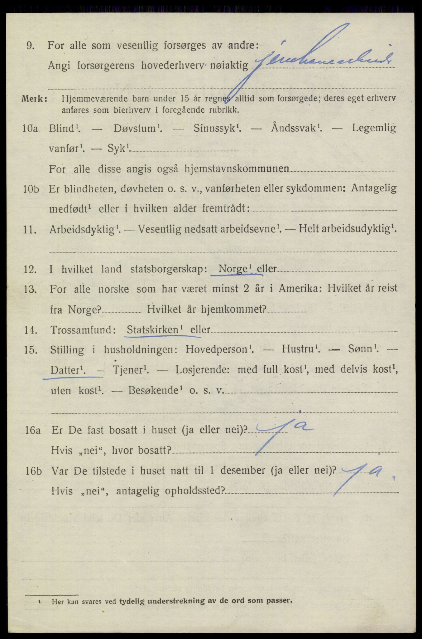 SAKO, 1920 census for Heddal, 1920, p. 6983