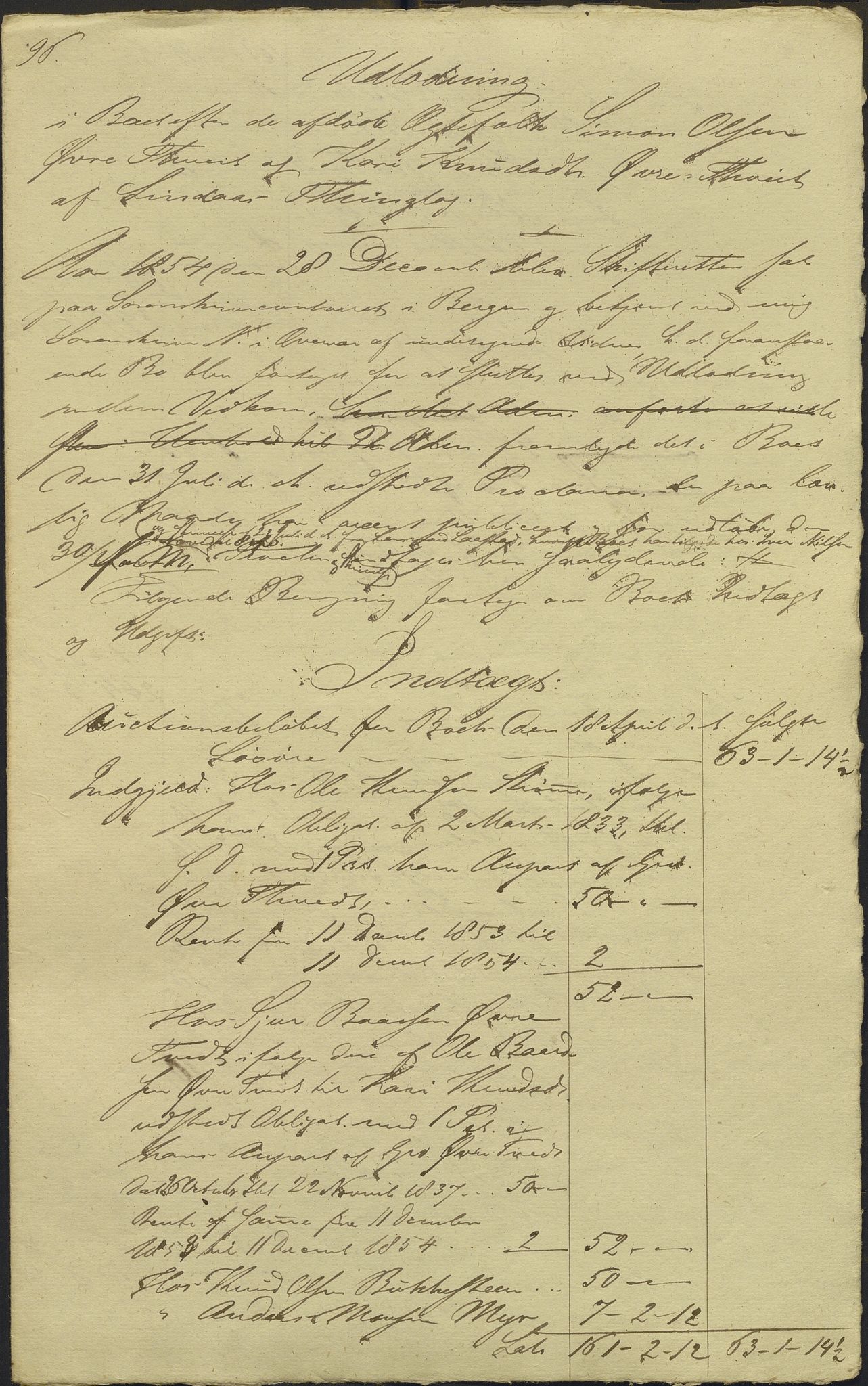 Nordhordland sorenskrivar, AV/SAB-A-2901/1/H/Hd/Hdb/L0002: Konsept til utlodningar, 1853-1854, p. 221