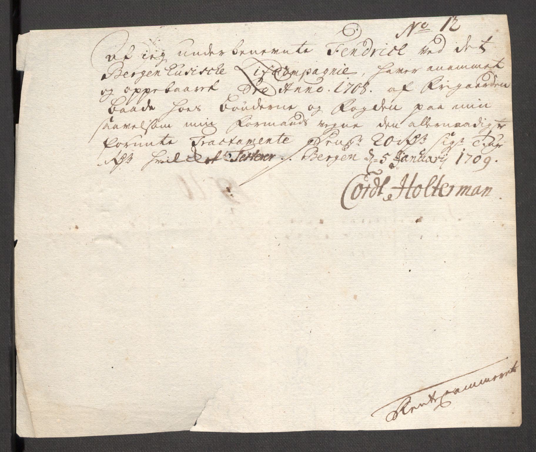 Rentekammeret inntil 1814, Reviderte regnskaper, Fogderegnskap, RA/EA-4092/R51/L3189: Fogderegnskap Nordhordland og Voss, 1708, p. 355