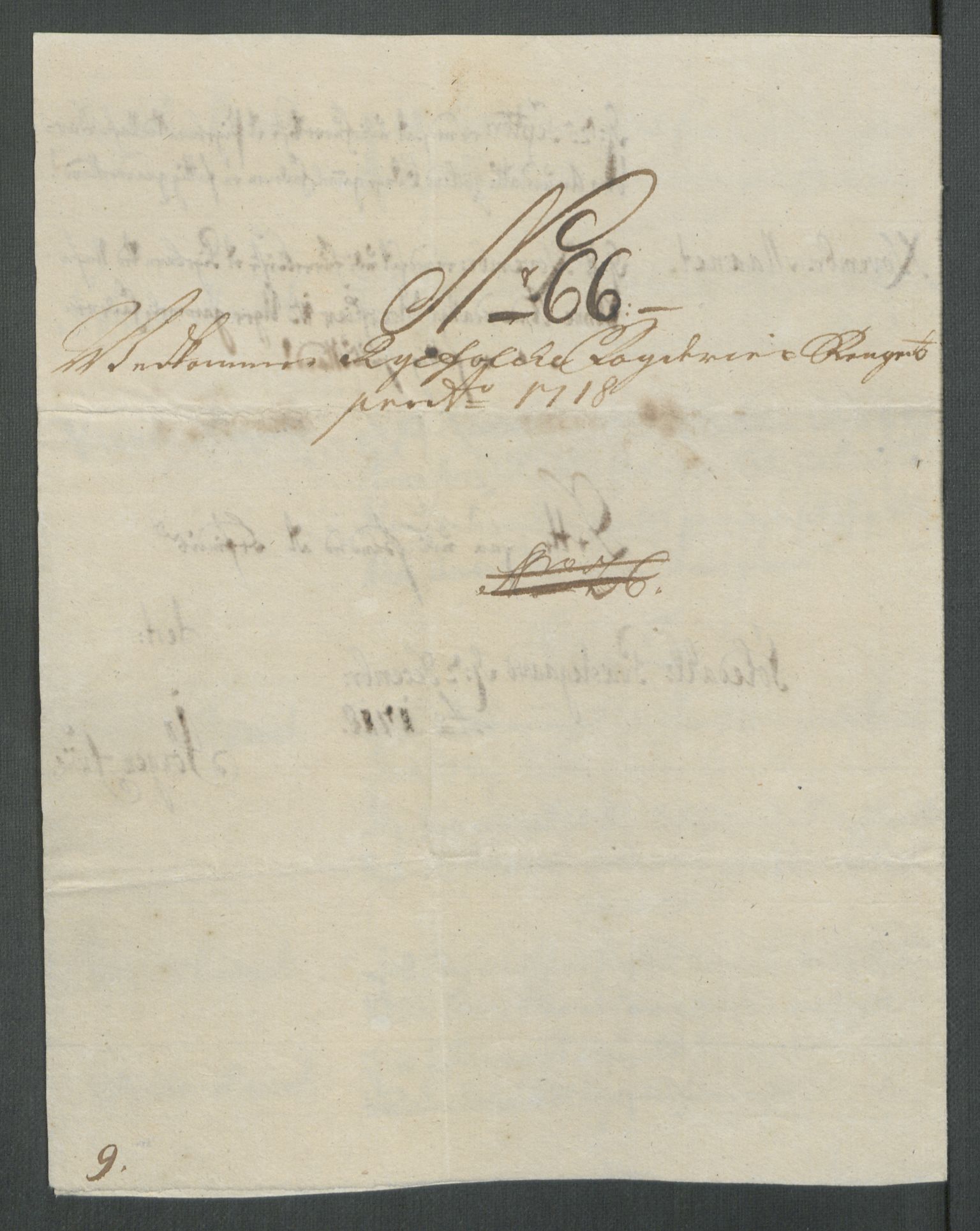 Rentekammeret inntil 1814, Reviderte regnskaper, Fogderegnskap, AV/RA-EA-4092/R47/L2871: Fogderegnskap Ryfylke, 1718, p. 325