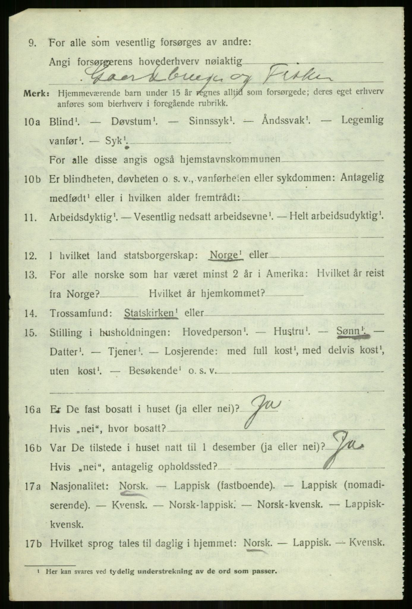 SATØ, 1920 census for Tromsøysund, 1920, p. 12477