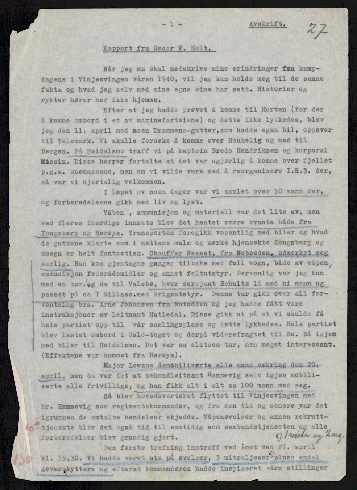 Forsvaret, Forsvarets krigshistoriske avdeling, AV/RA-RAFA-2017/Y/Yb/L0054: II-C-11-130  -  1. Divisjon, 1940, p. 4