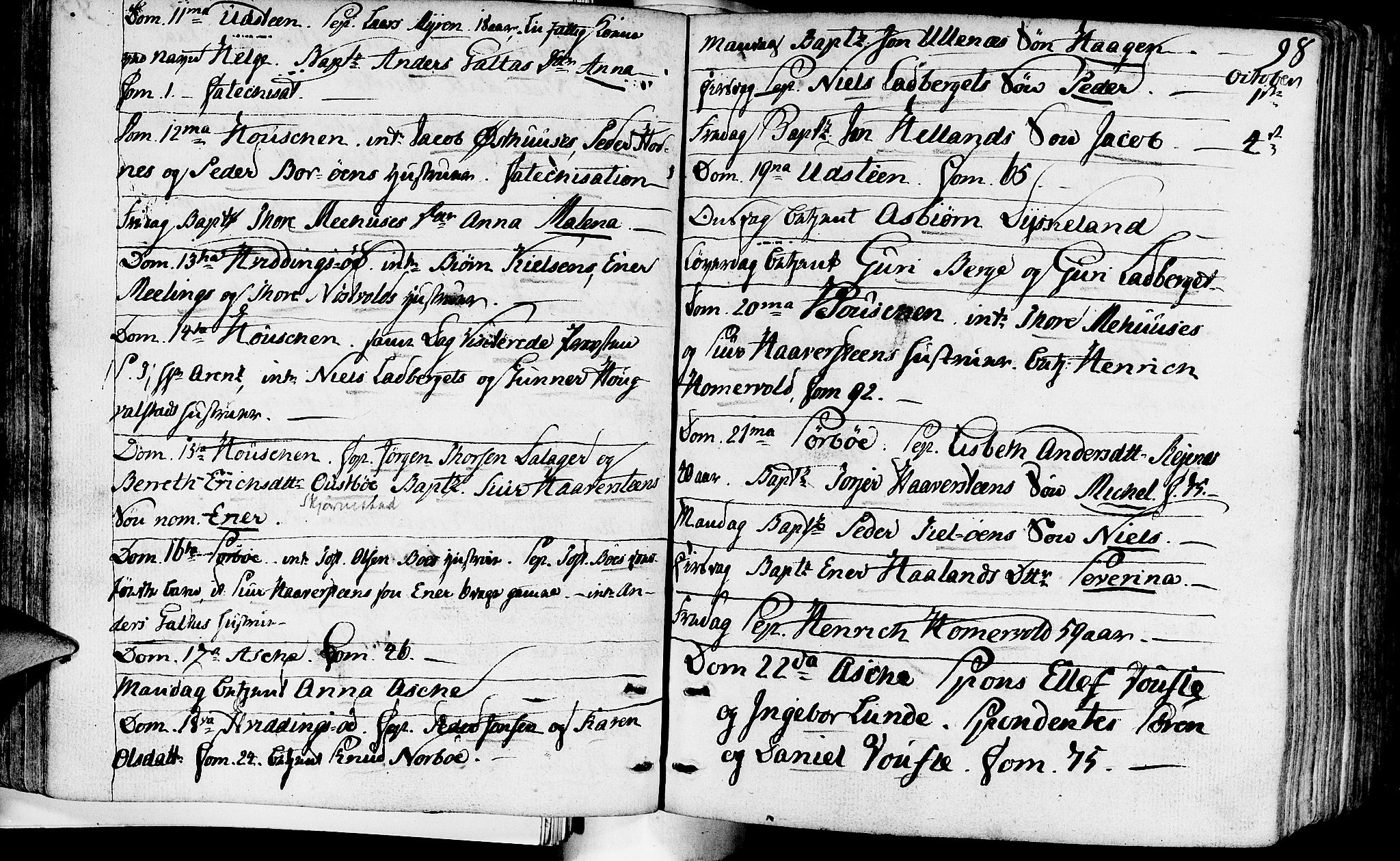 Rennesøy sokneprestkontor, SAST/A -101827/H/Ha/Haa/L0003: Parish register (official) no. A 3, 1772-1815, p. 98