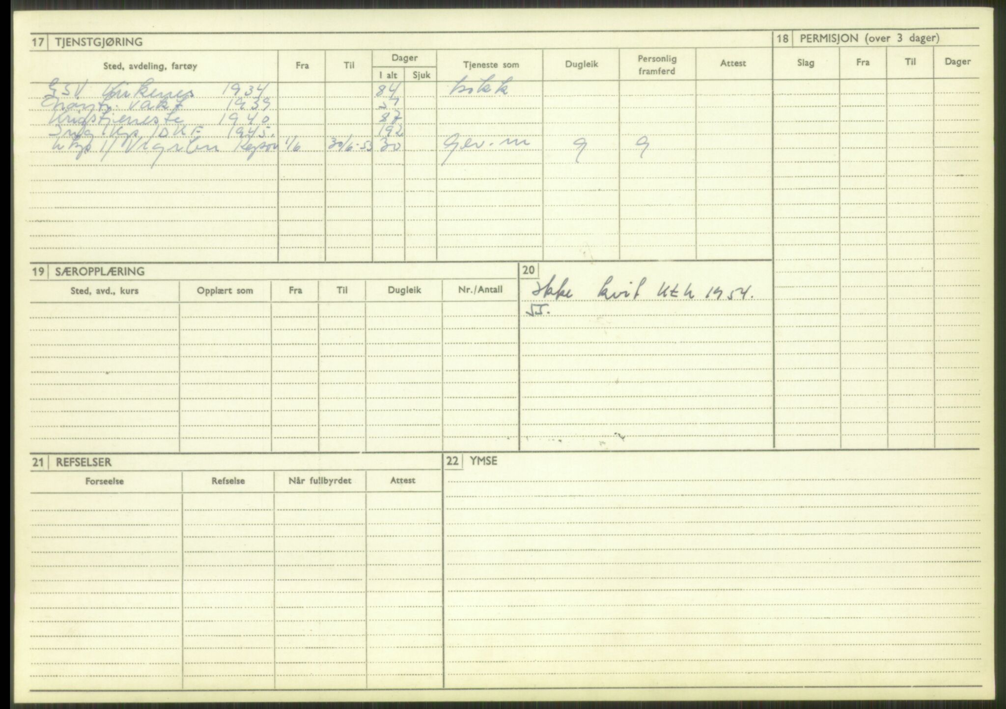 Forsvaret, Varanger bataljon, AV/RA-RAFA-2258/1/D/L0444: Rulleblad for menige født 1913-1914, 1913-1914, p. 15